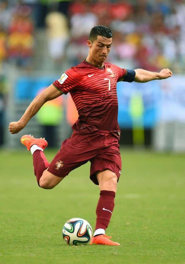 Cristiano Ronaldo, Αρχηγός της Εθνικής Ομάδας Ποδοσφαίρου της Πορτογαλίας. Ταπετσαρία
