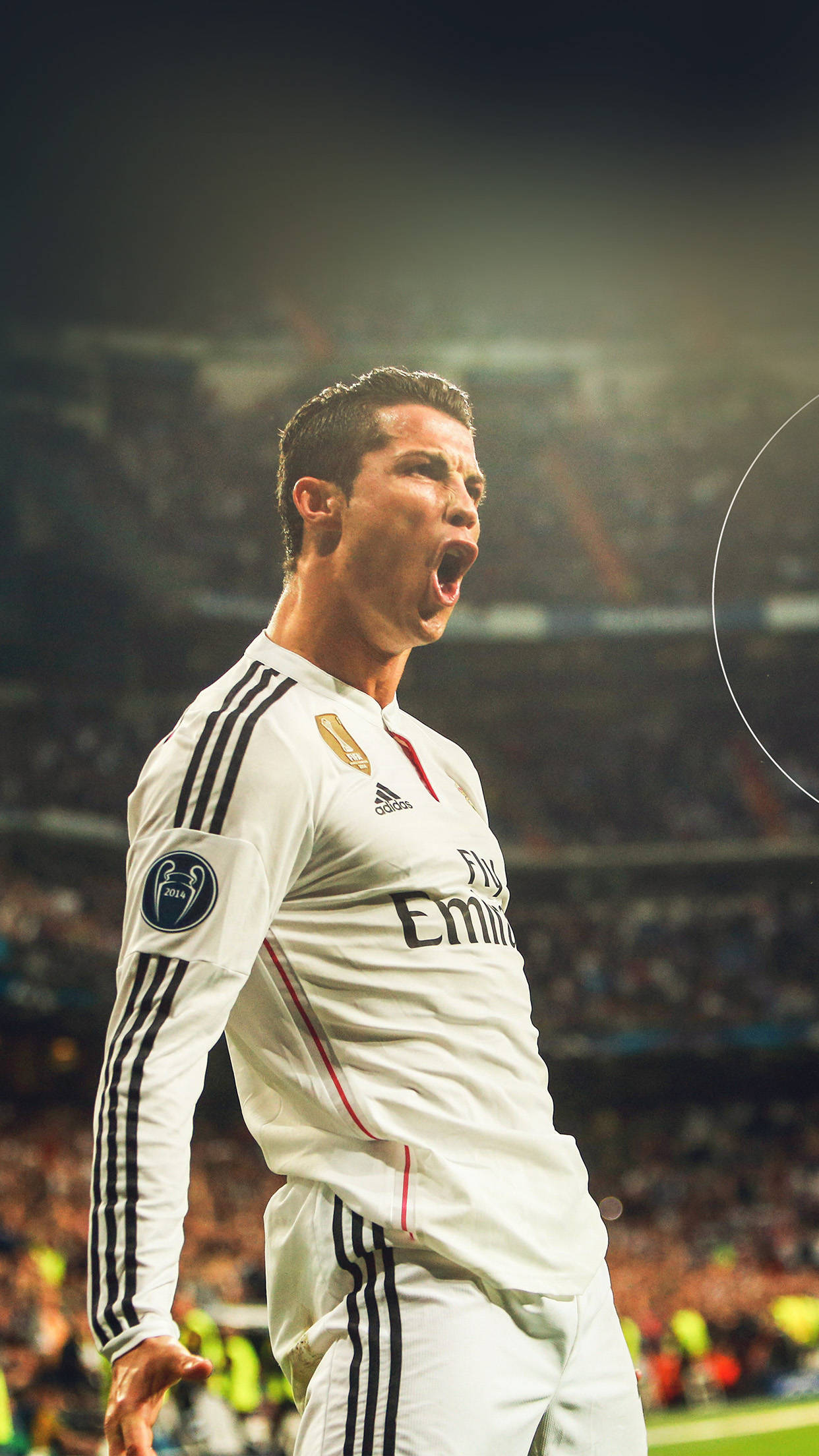 Πορτογάλος Επαγγελματίας Ποδοσφαιριστής Cristiano Ronaldo SIU Sports iPhone Ταπετσαρία