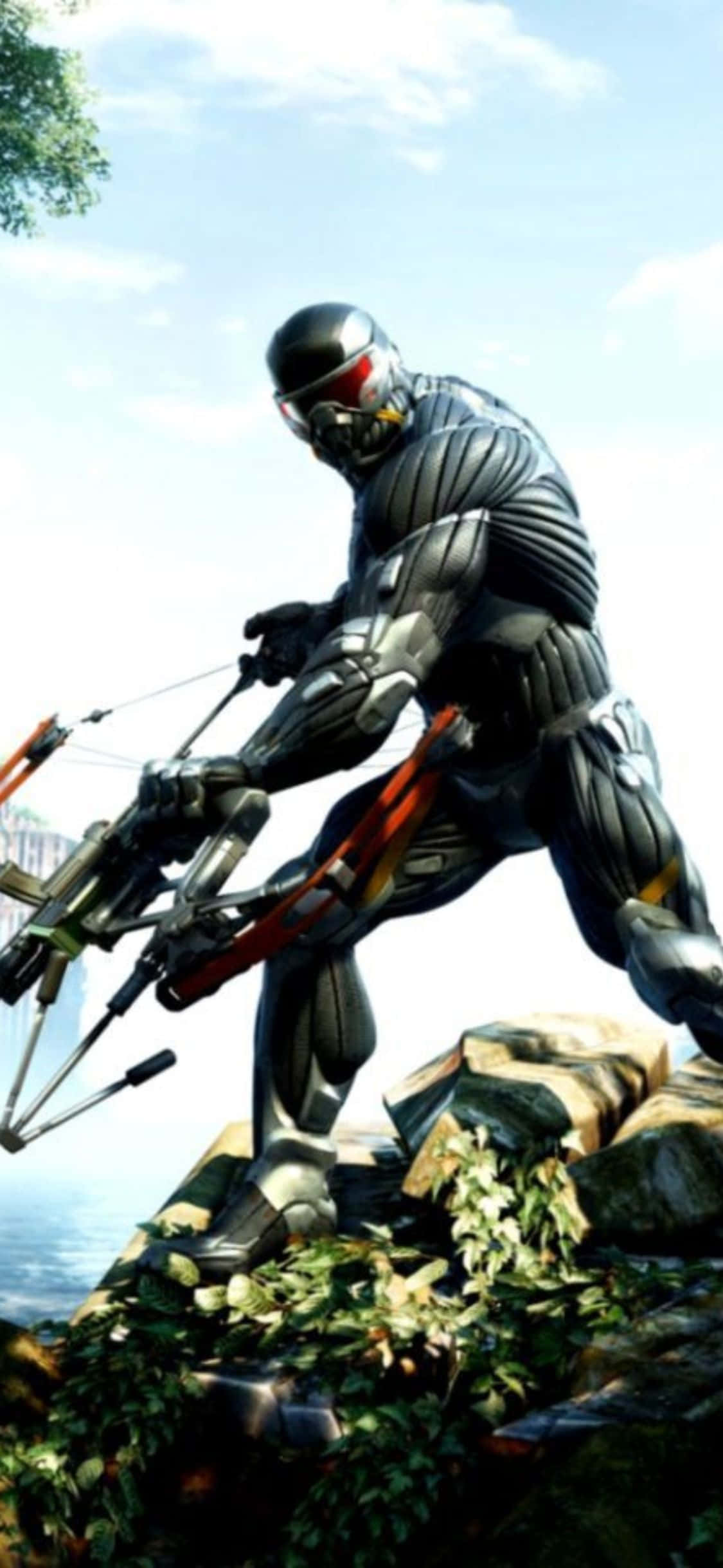 Απόλαυσε τον γεμάτο δράση κόσμο του Crysis 3 με το ισχυρό iPhone X Ταπετσαρία