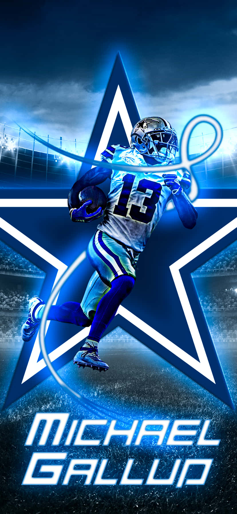 Dallas Cowboys Τηλέφωνο Michael Gallup Ταπετσαρία