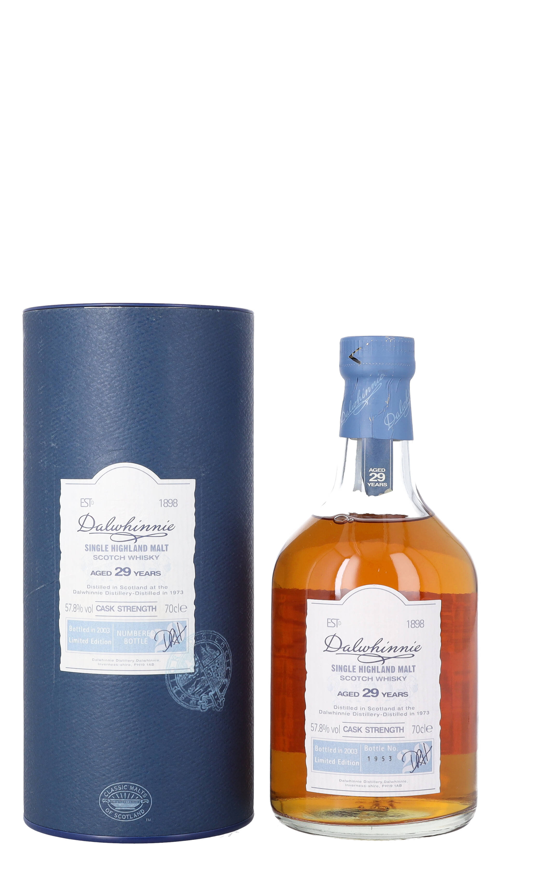 Dalwhinnie Whisky 2003 Μπουκάλι Ταπετσαρία