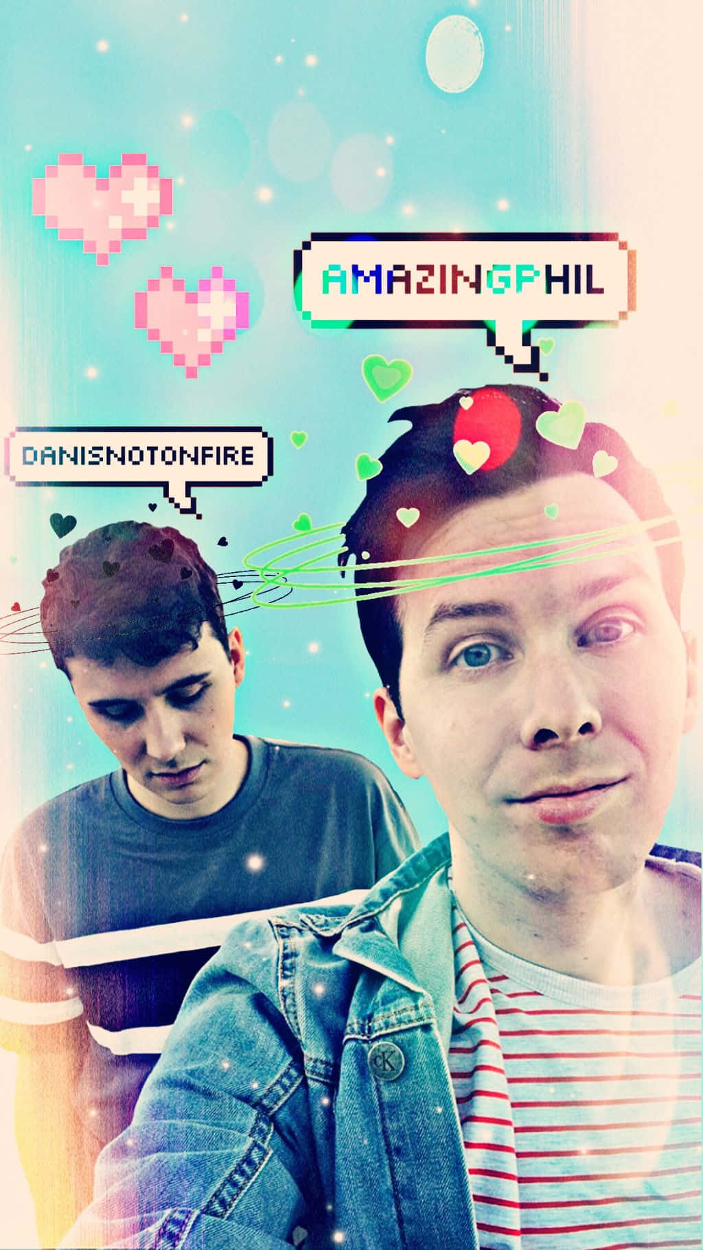 Dan και Phil, Κολλητοί και Αστέρια του YouTube Ταπετσαρία