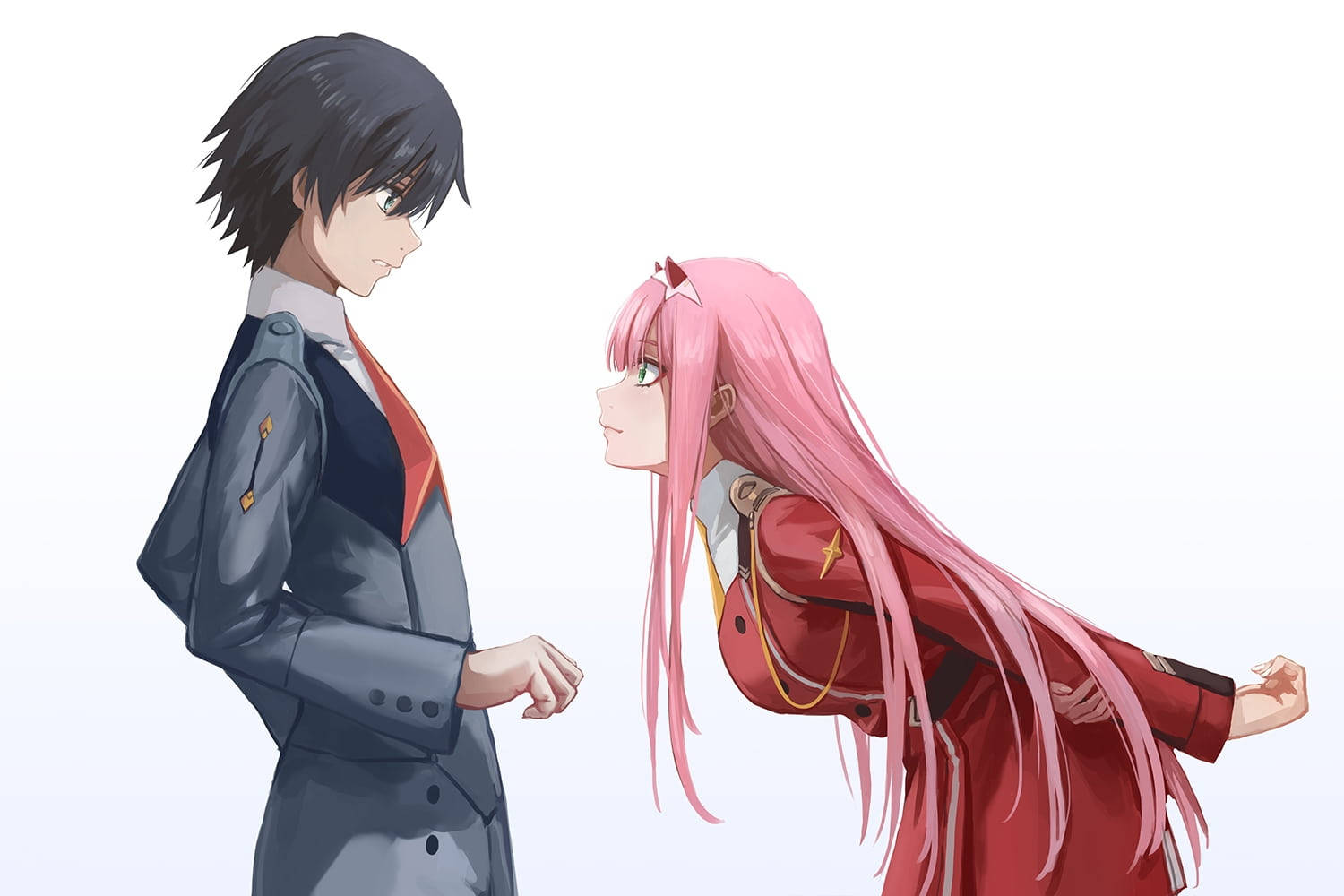 Darling In The Franxx Αισθητικό Ανιμέ Ζευγάρι Ταπετσαρία