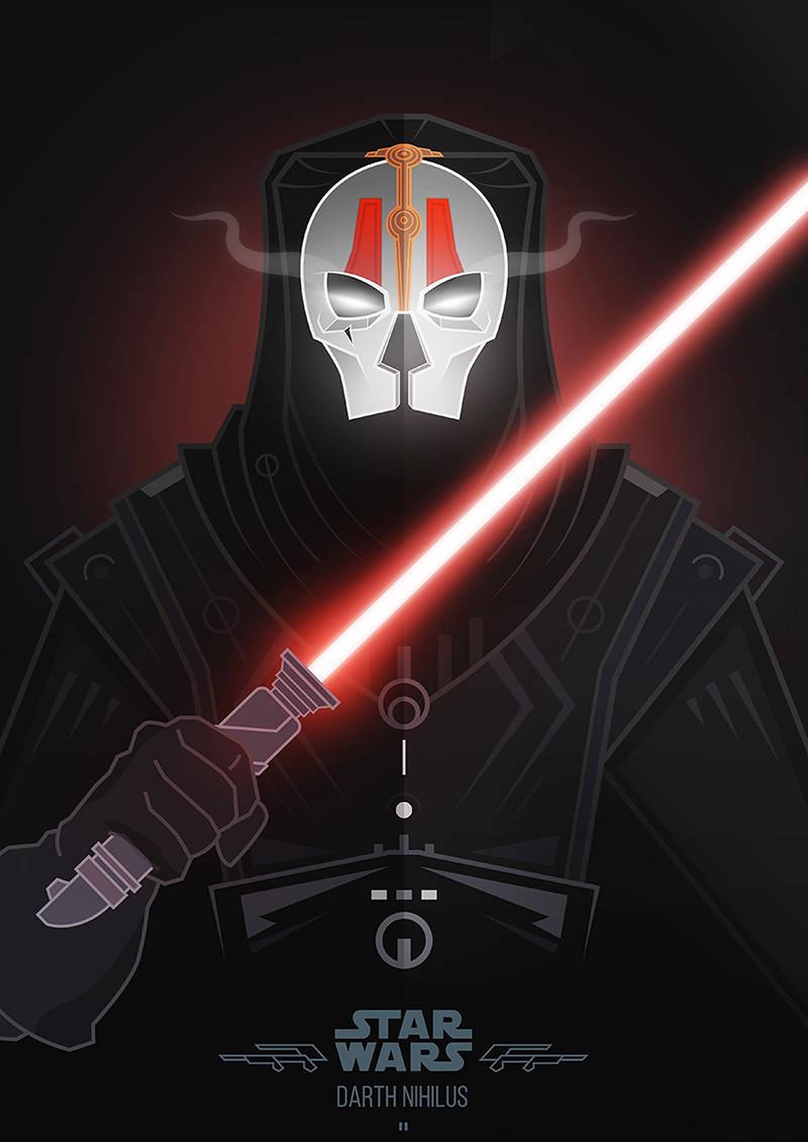 Darth Nihilus Διανυσματική Τέχνη Ταπετσαρία