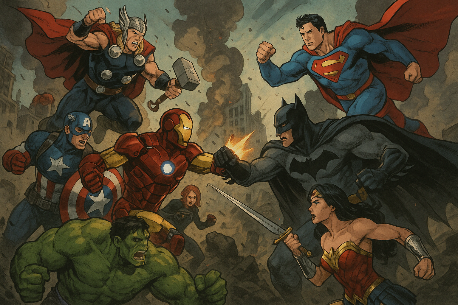 DC VS MARVEL ΠΟΙΟΣ ΚΕΡΔΙΖΕΙ; Ταπετσαρία