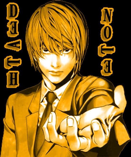 Λάιτ Γιαγκάμι Death Note Τέχνη Anime Ταπετσαρία