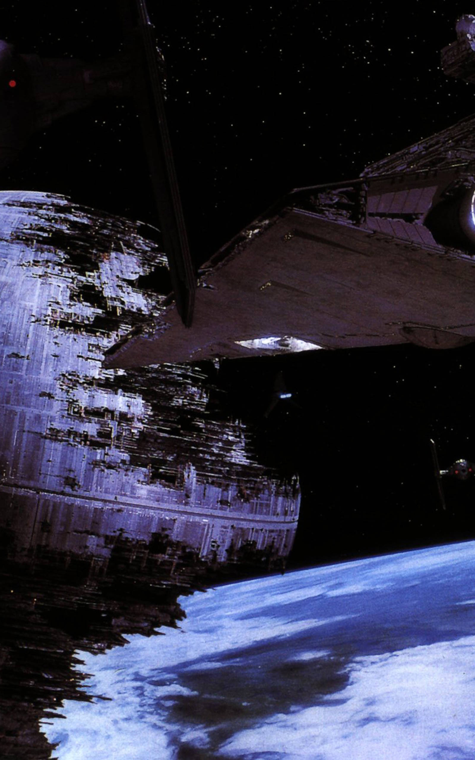 Death Star Στο Διάστημα Star Wars Tablet Ταπετσαρία