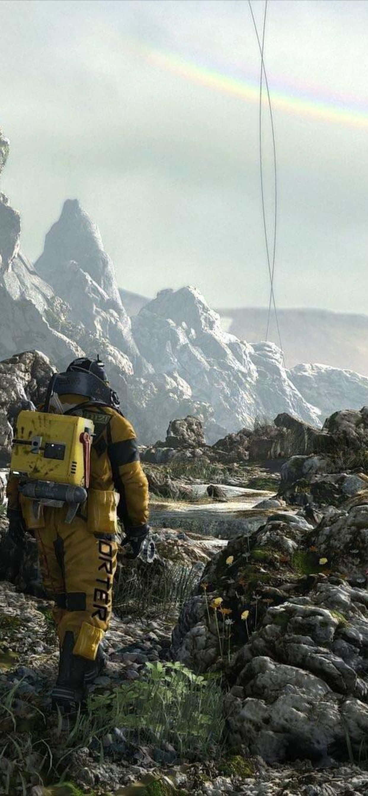 Το Death Stranding και το iPhone Xs Max ενώνονται για μια Επική Περιπέτεια. Ταπετσαρία