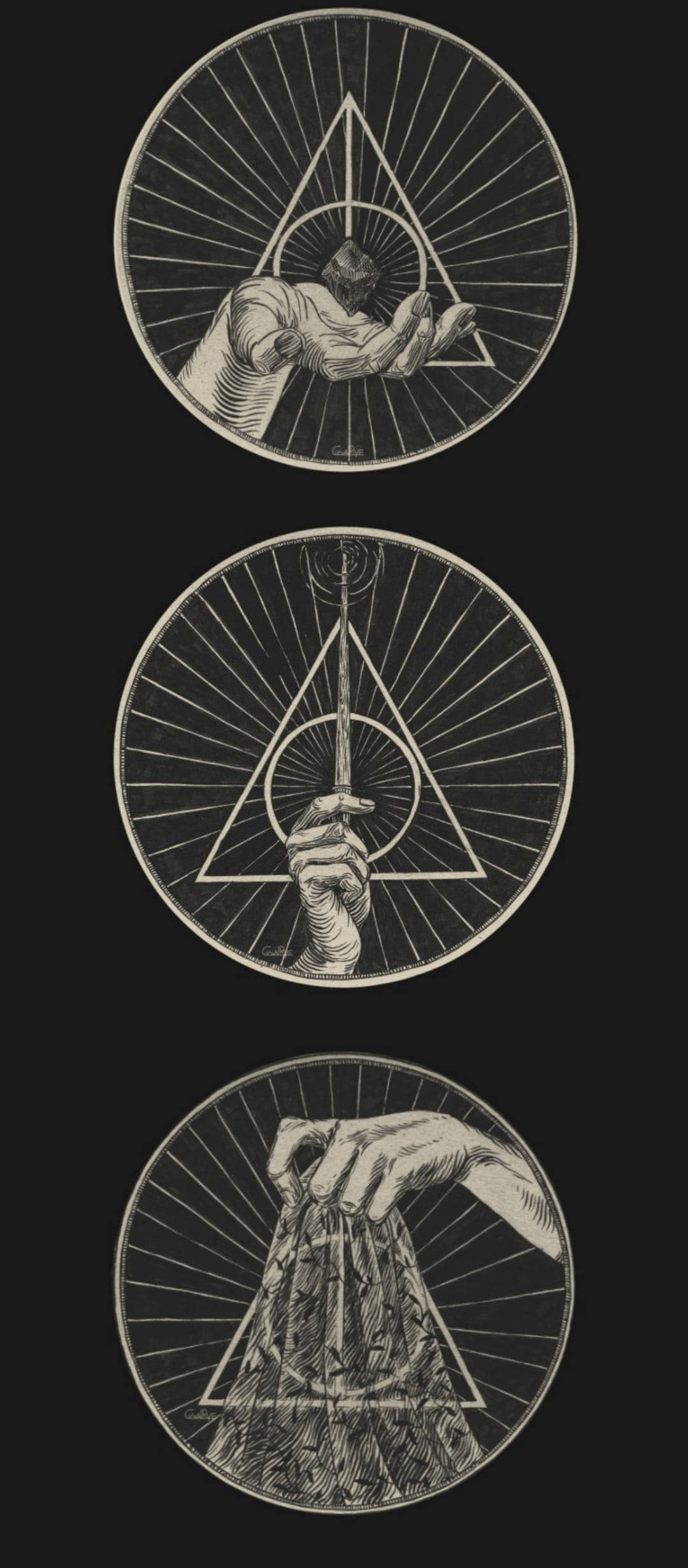 Deathly Hallows Harry Potter Τηλέφωνο Ταπετσαρία