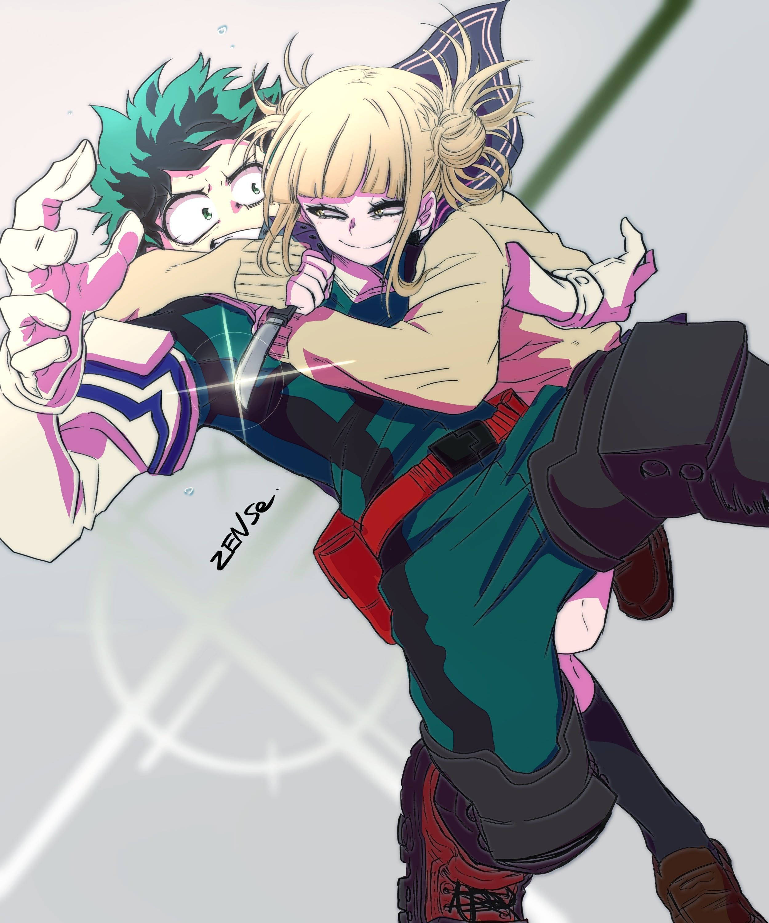 Deku embraced by Toga Ταπετσαρία