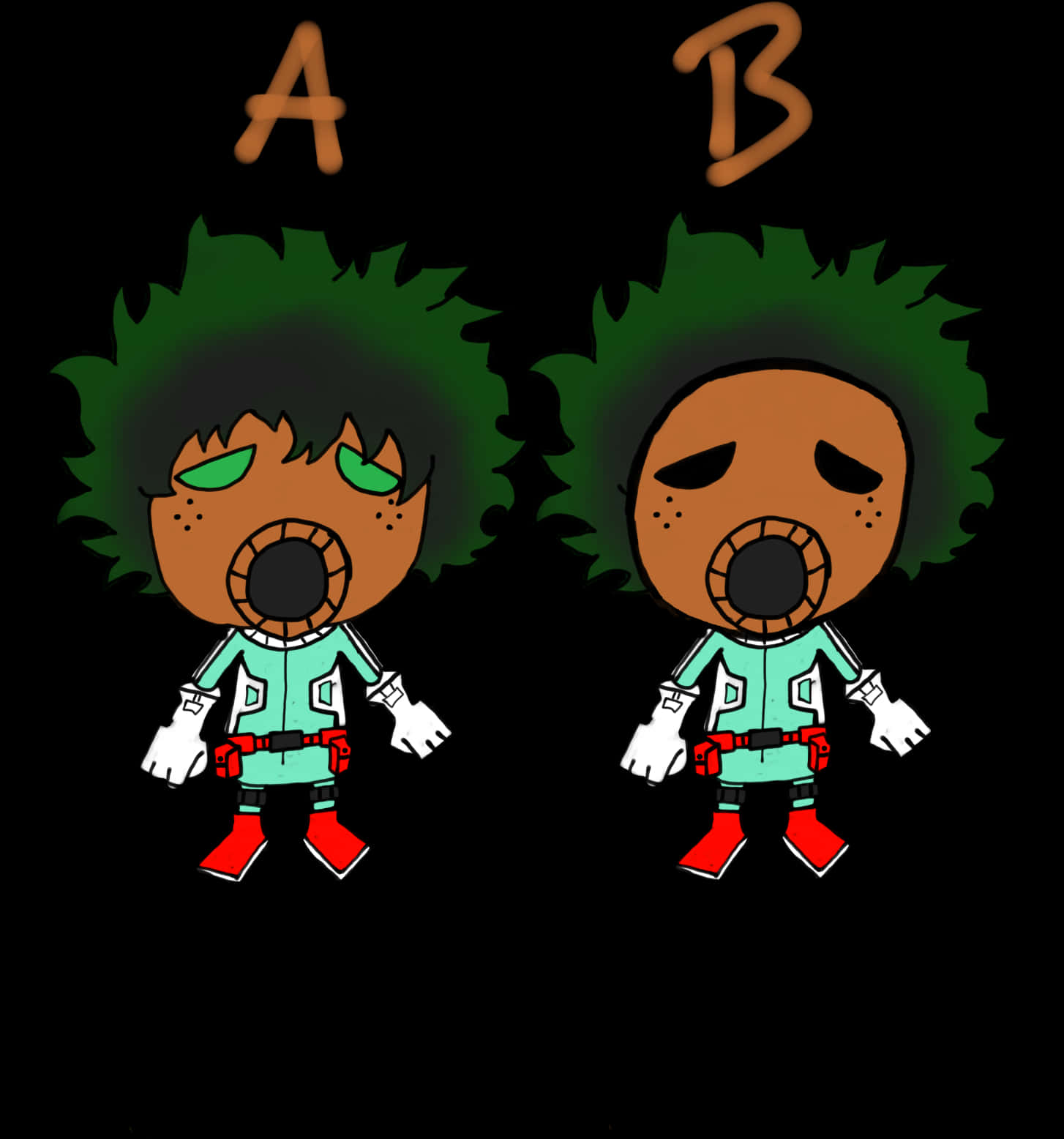 Deku Βρες τις διαφορές Ταπετσαρία