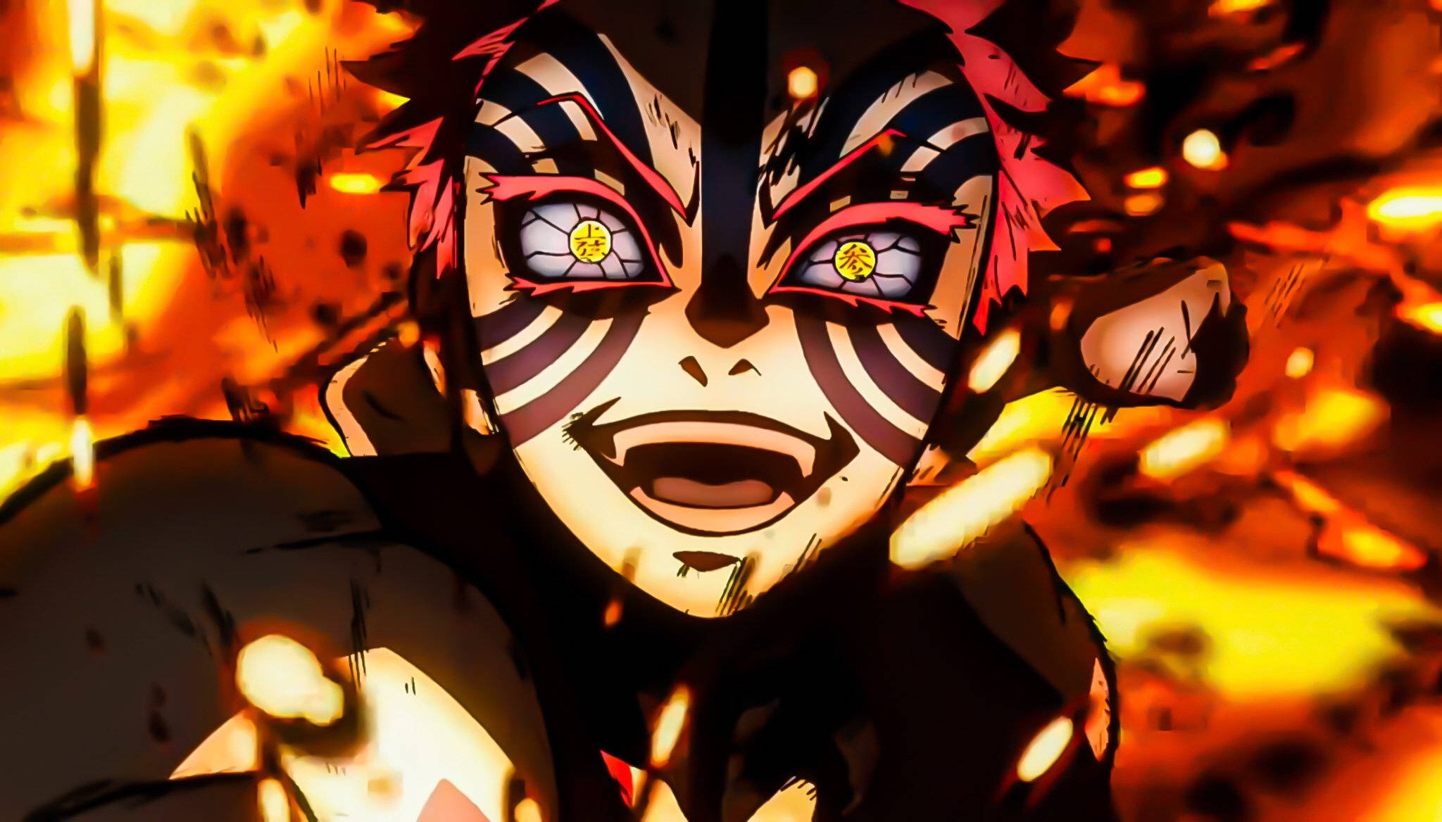 Ακαζά Τεχνική Δαίμονα Αταξίας του Demon Slayer Ταπετσαρία
