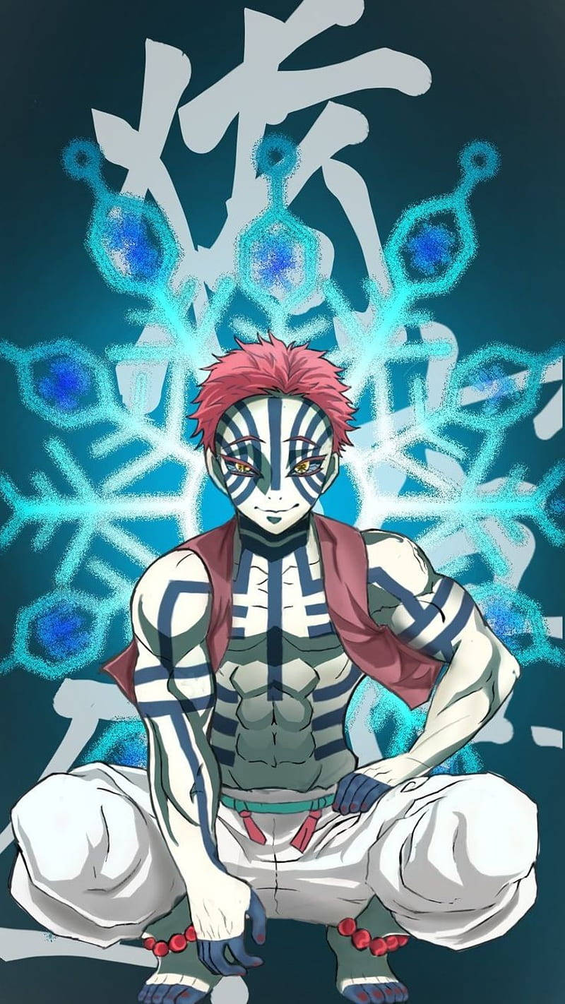Demon Slayer Akaza Καταστροφική Τεχνική Θανάτου Ταπετσαρία