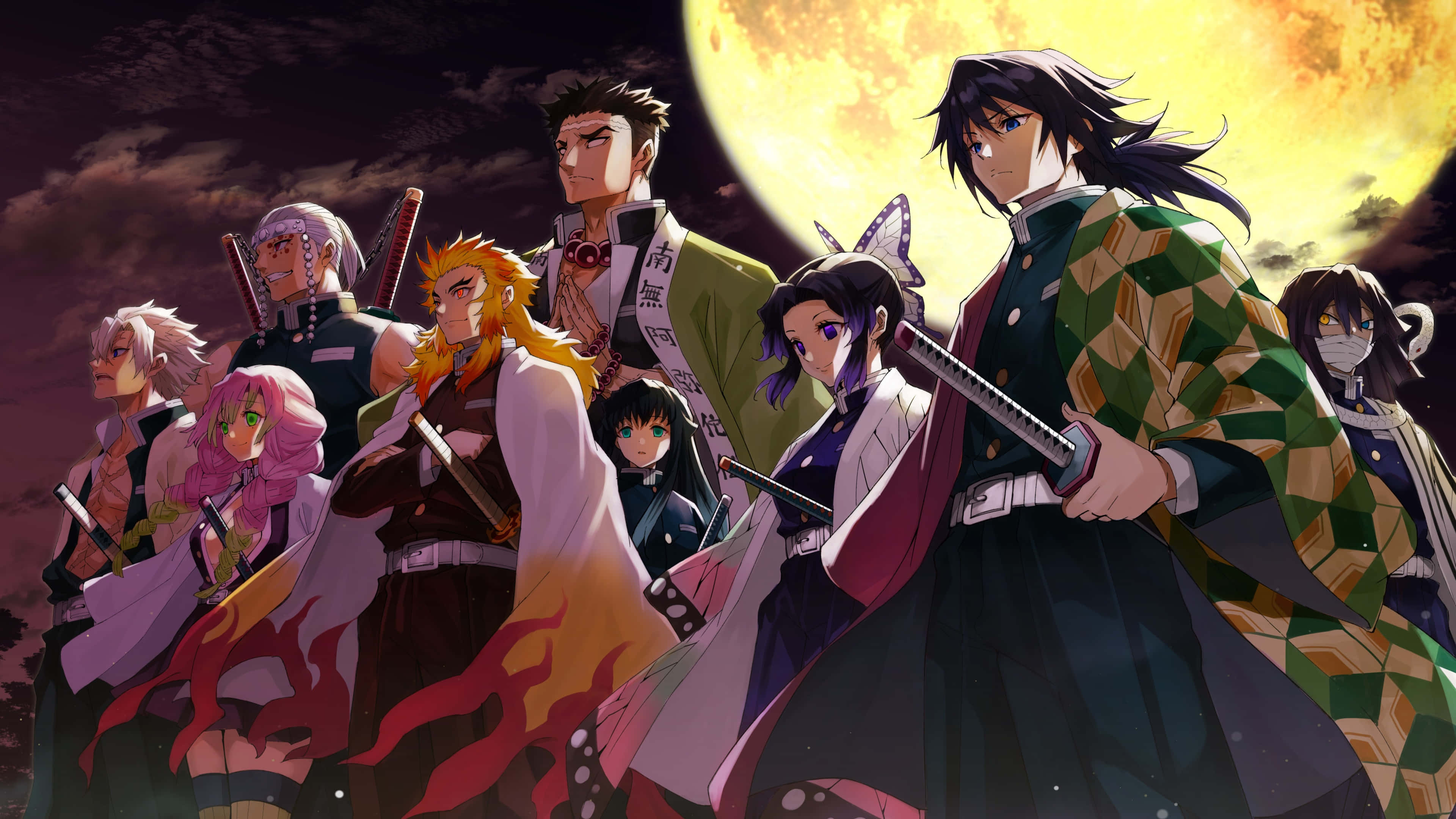 Demon Slayer: Kimetsu no Yaiba σε 4K Ταπετσαρία
