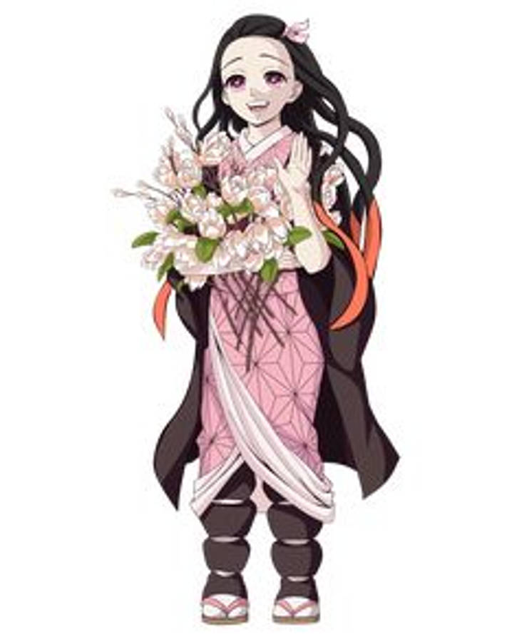 Λουλούδια Demon Slayer Nezuko Ταπετσαρία