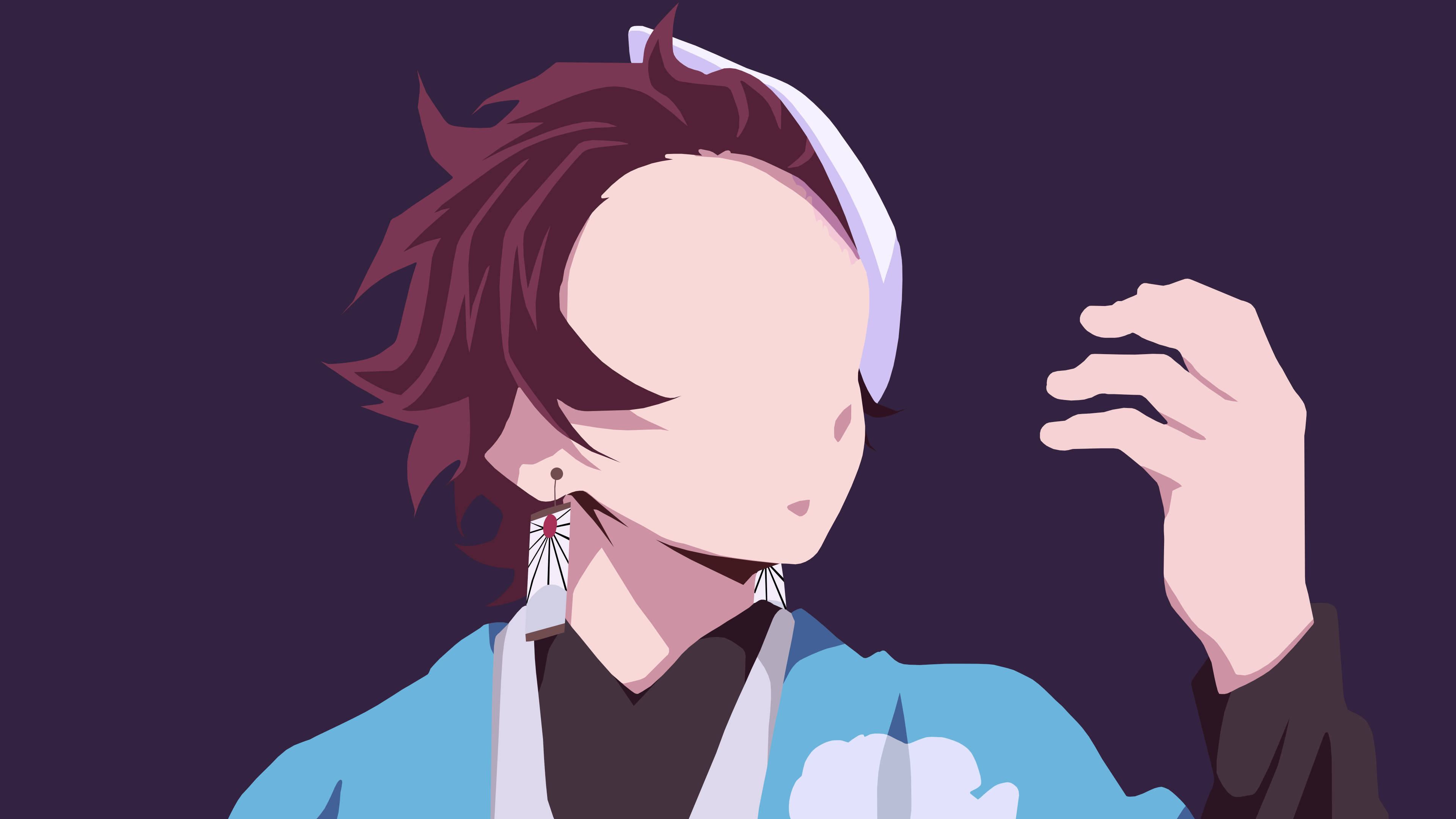 Demon Slayer Tanjiro χωρίς πρόσωπο Ταπετσαρία