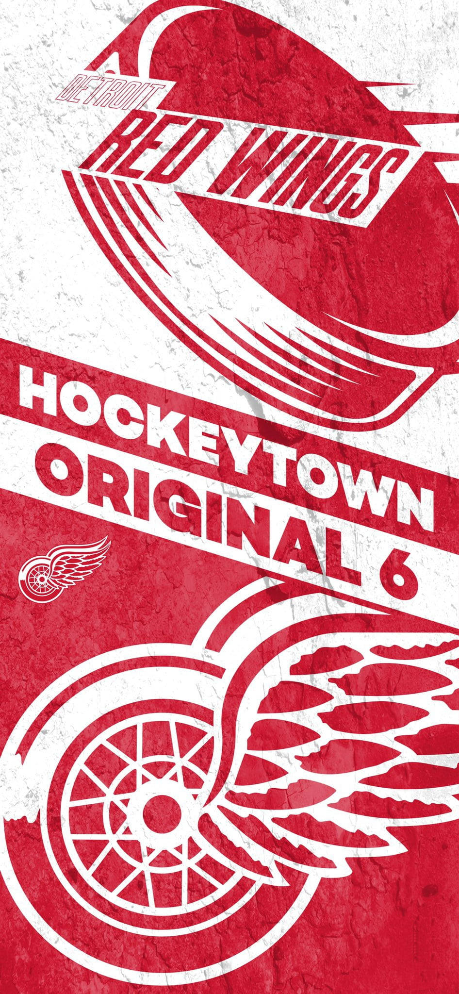 Detroit Red Wings Hockey Town Ταπετσαρία