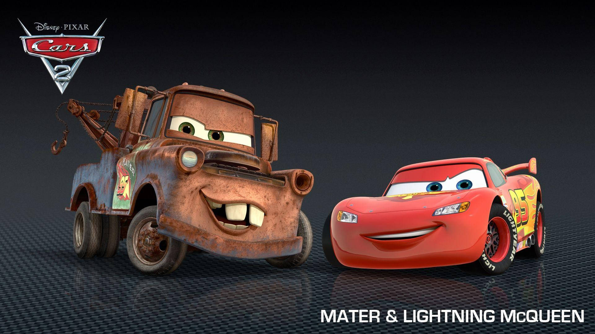Disney 1920x1080 HD Cars Lightning McQueen και Mater Ταπετσαρία
