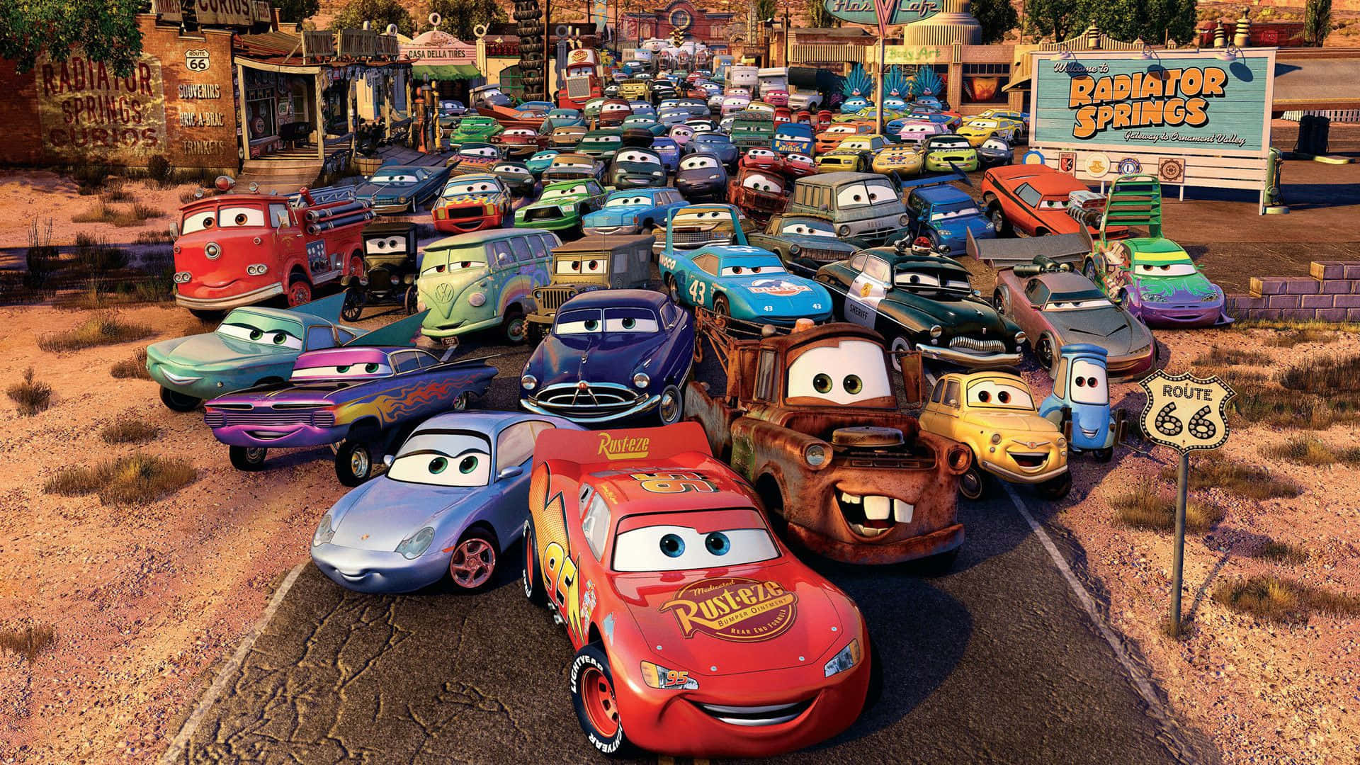 ταπετσαρίες disney cars Ταπετσαρία