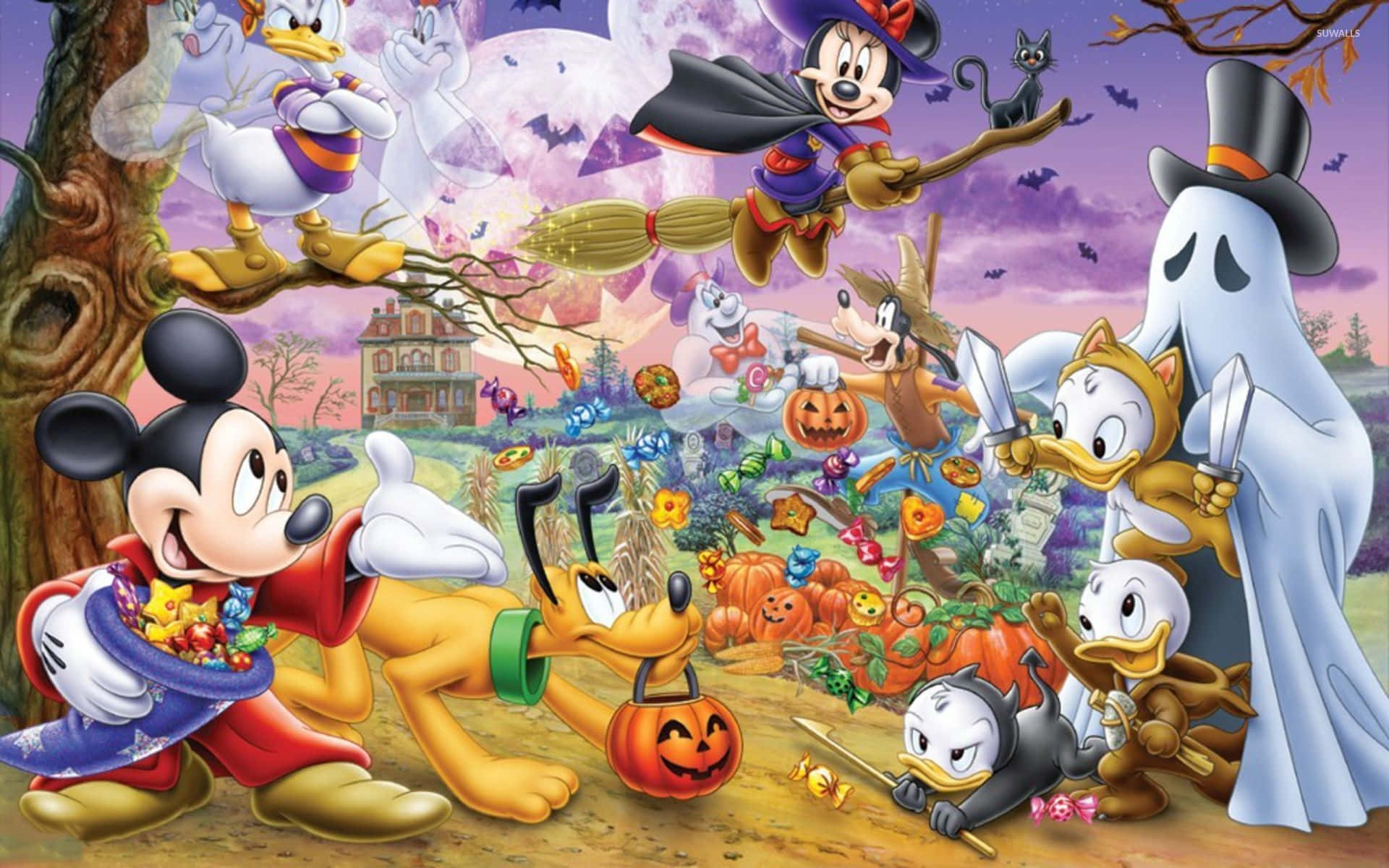 Μαγευτική Νύχτα του Χάλογουϊν της Disney Ταπετσαρία