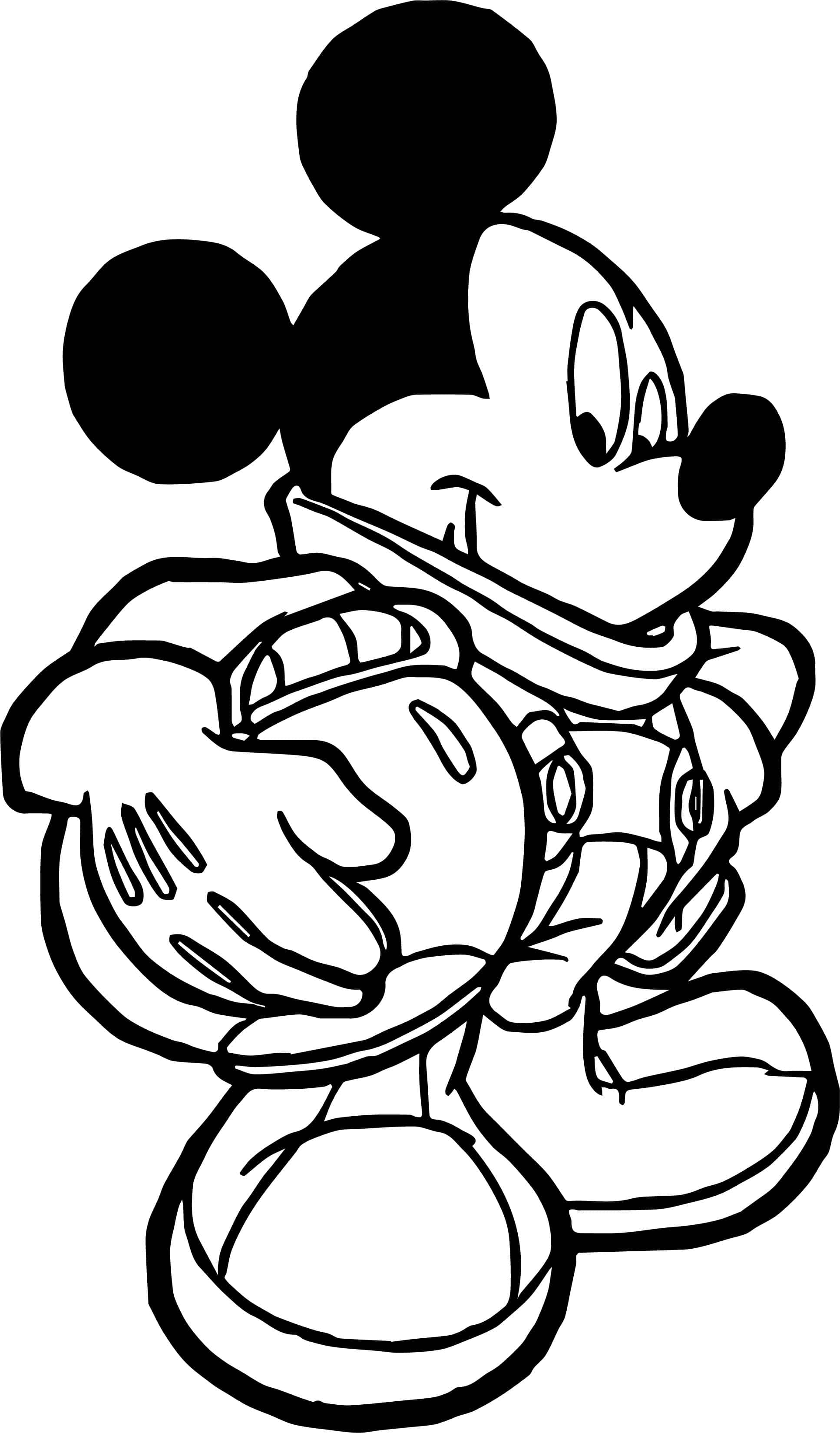Χρωματίστε τον αγαπημένο σας χαρακτήρα Disney με αυτή τη σελίδα ζωγραφικής του Μίκυ Μάους Ταπετσαρία