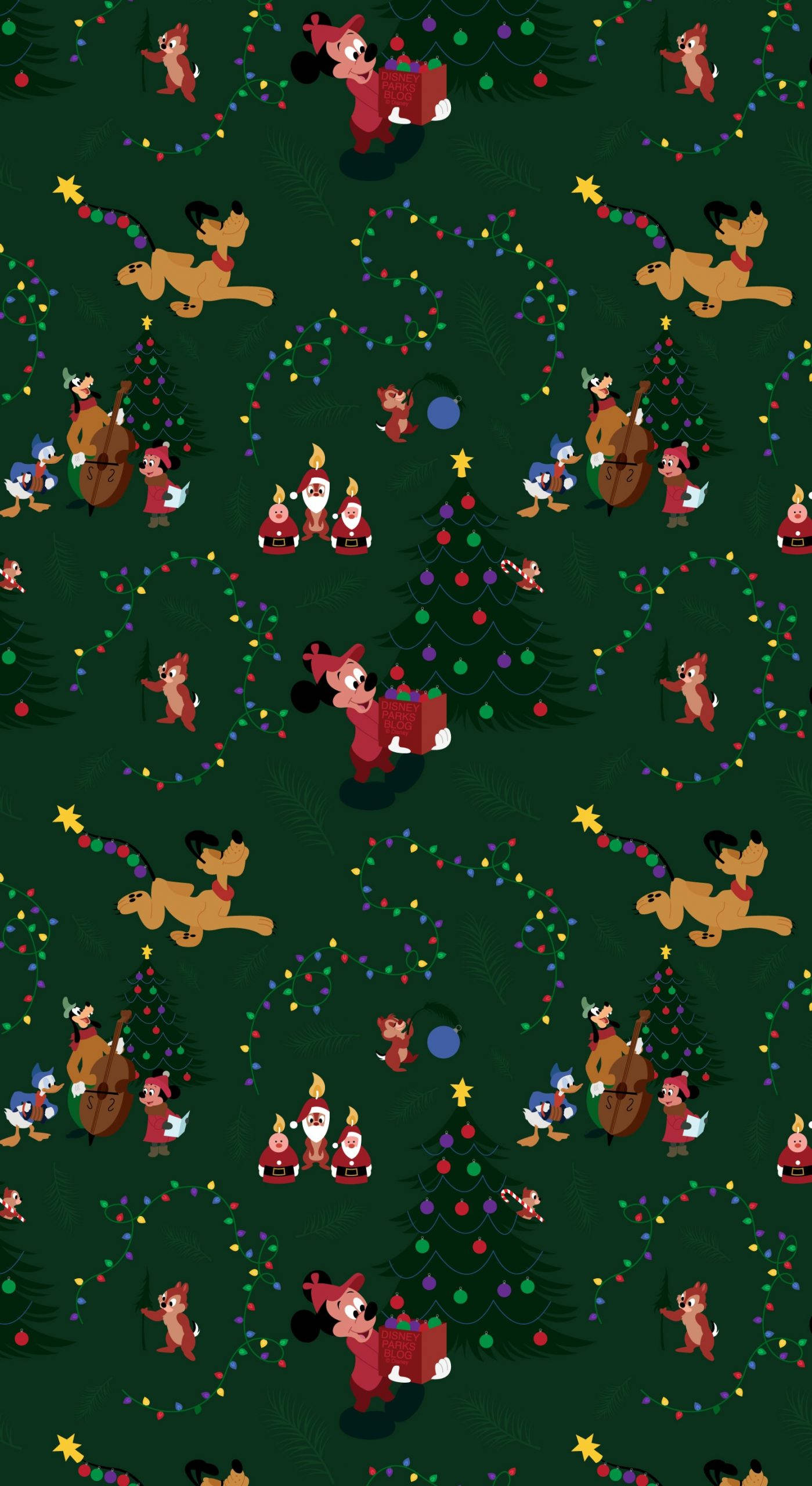 Disney Χριστούγεννα iPhone Mickey Mouse Clubhouse Ταπετσαρία