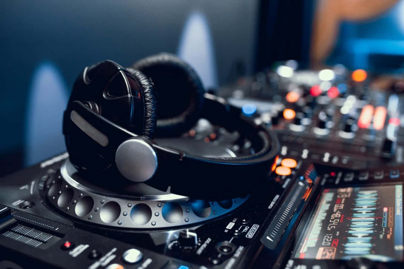 Εικόνα DJ Setup με Ακουστικά Ταπετσαρία