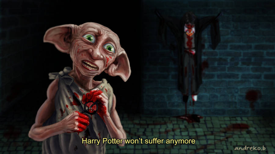 Dobby τελειώνει τον Χάρι Πότερ Fanart Ταπετσαρία
