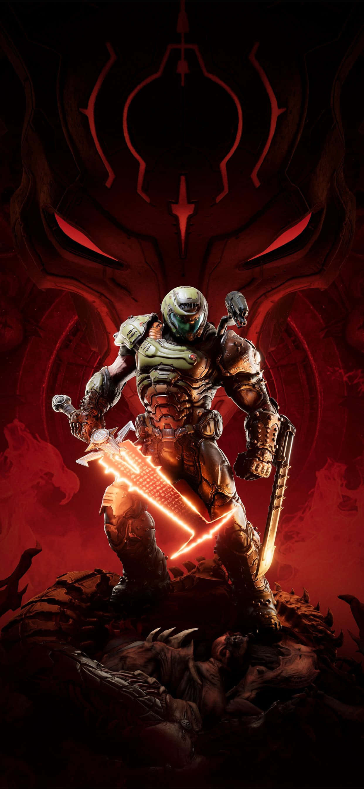 Φωτιά και Οργή: Μπες στον κόσμο του Doom Eternal στο iPhone σου. Ταπετσαρία