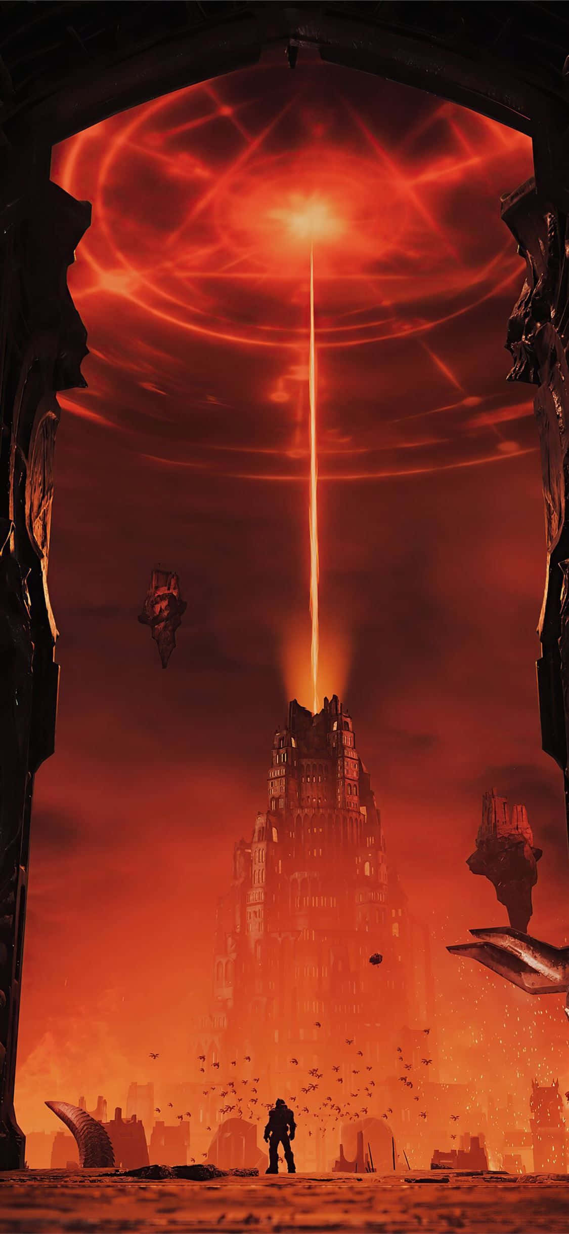 Doom Slayer σε Δράση στο Doom Eternal Ταπετσαρία