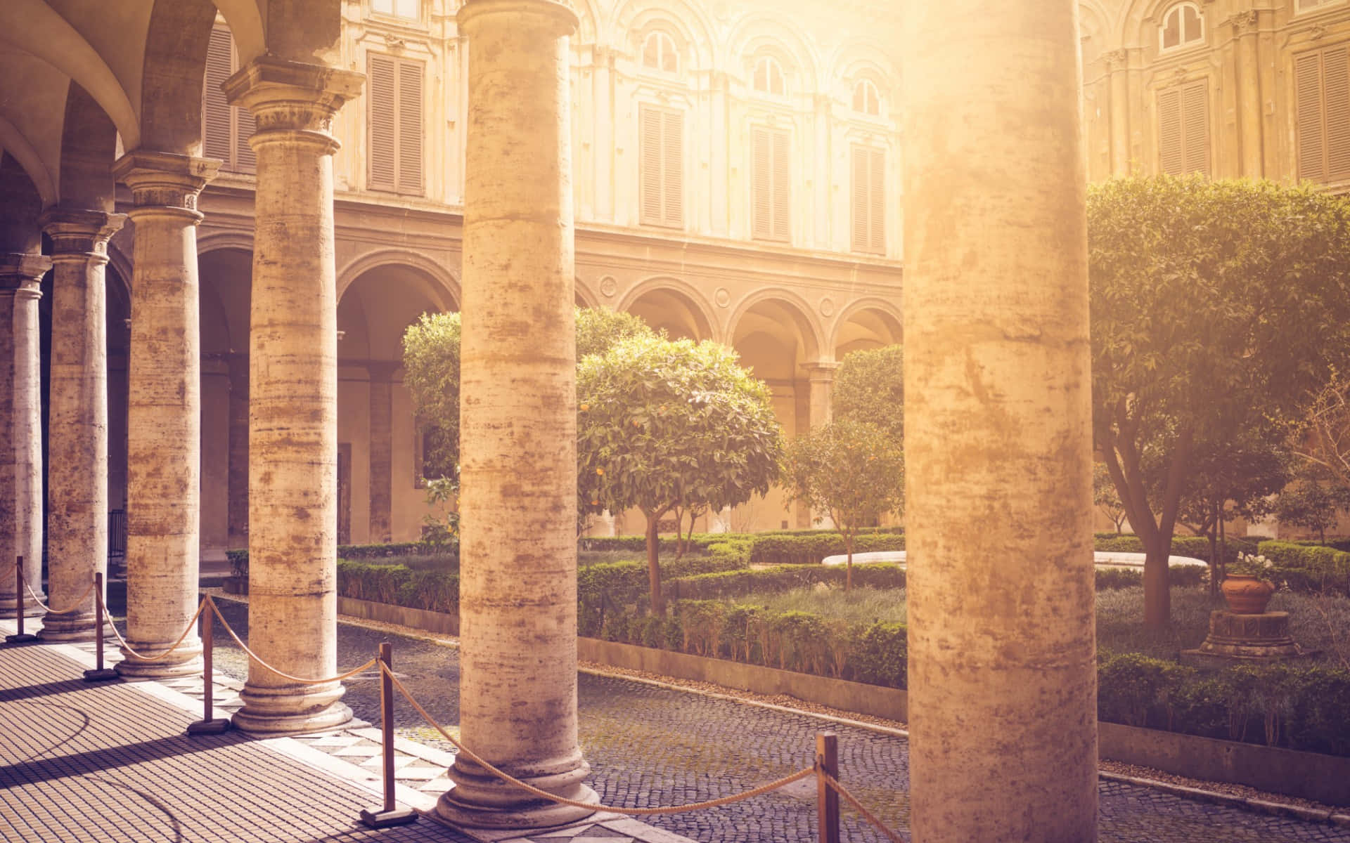 Χρυσές Ώρες Στήλες Πινακοθήκης Doria Pamphilj Ταπετσαρία