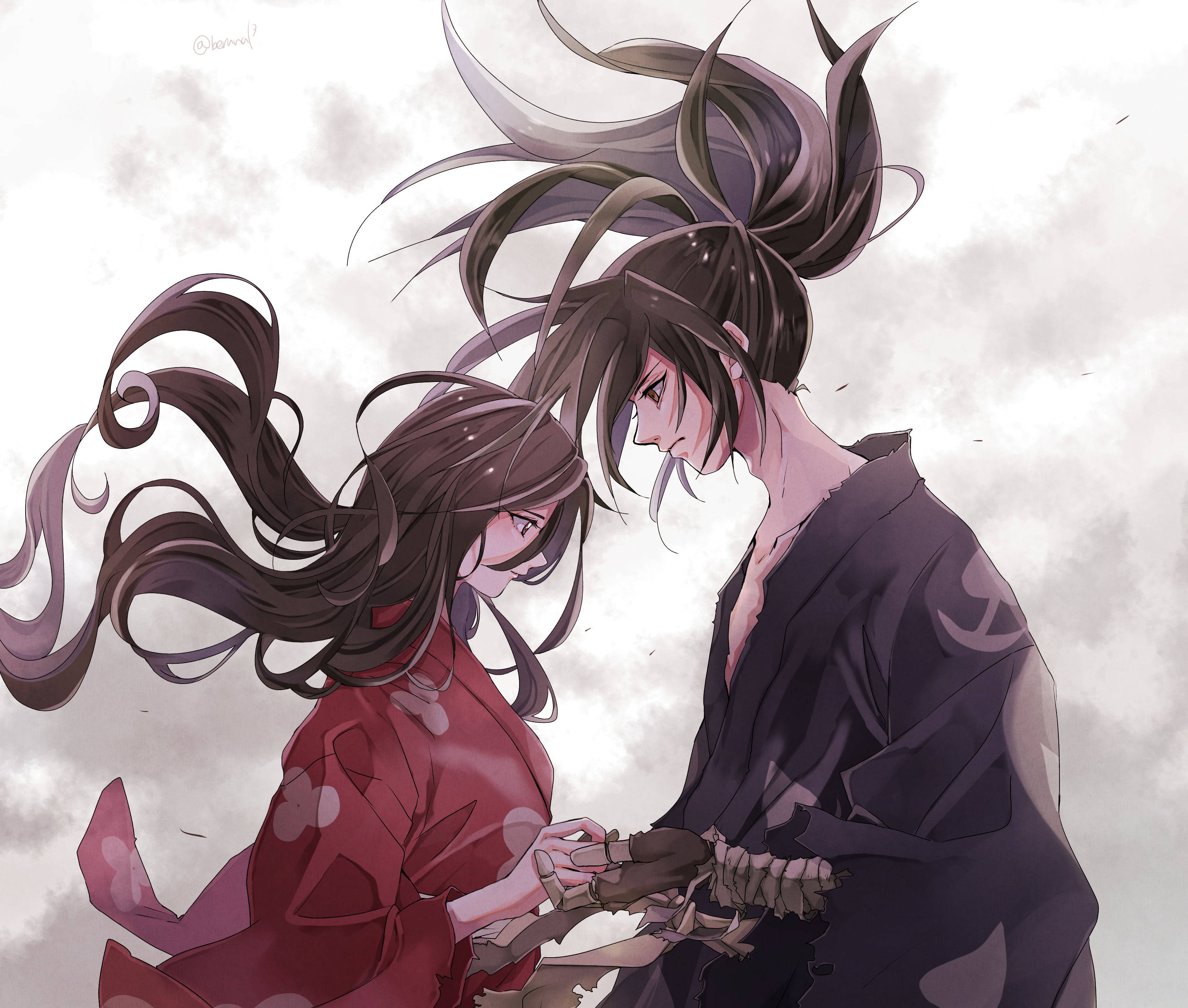 Dororo Αισθητική Ανιμέ Ζευγάρι Ταπετσαρία