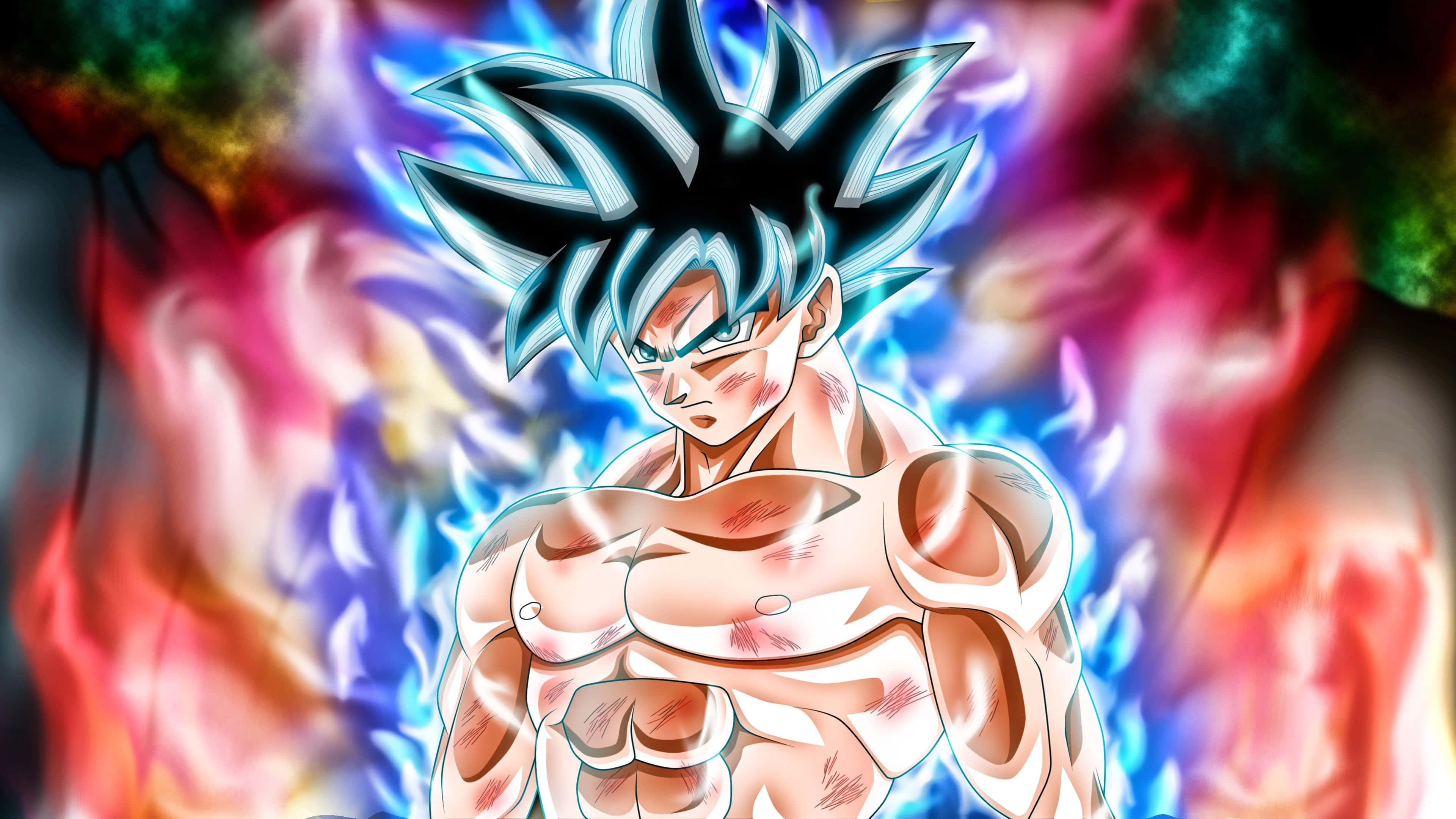 Μπλε Φλόγα Dragon Ball Super Εικόνα Ταπετσαρία