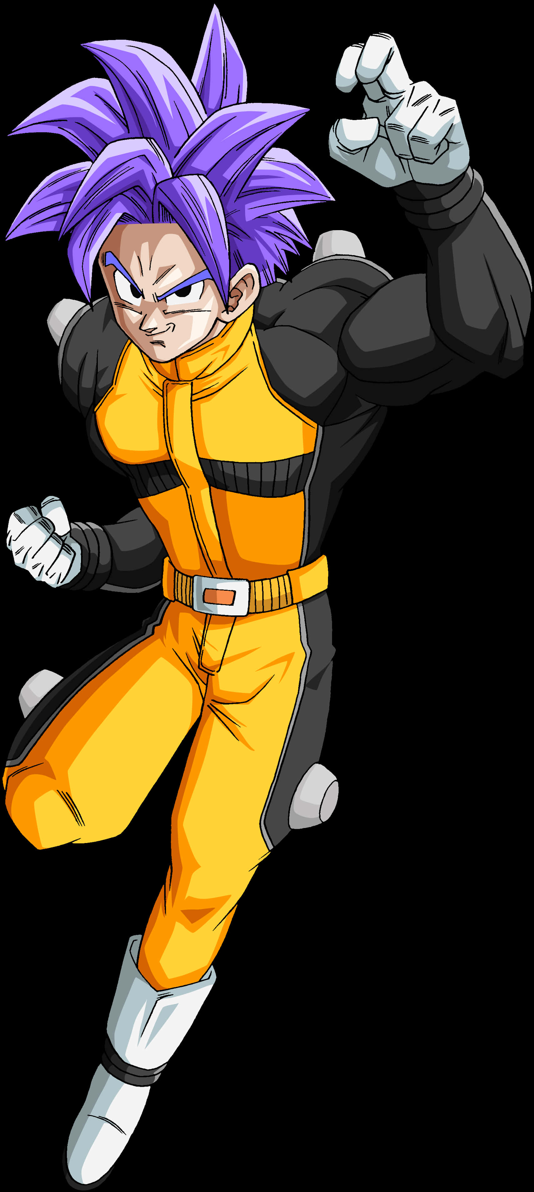 Πολεμιστής με Μωβ Μαλλιά από το Dragon Ball Ταπετσαρία