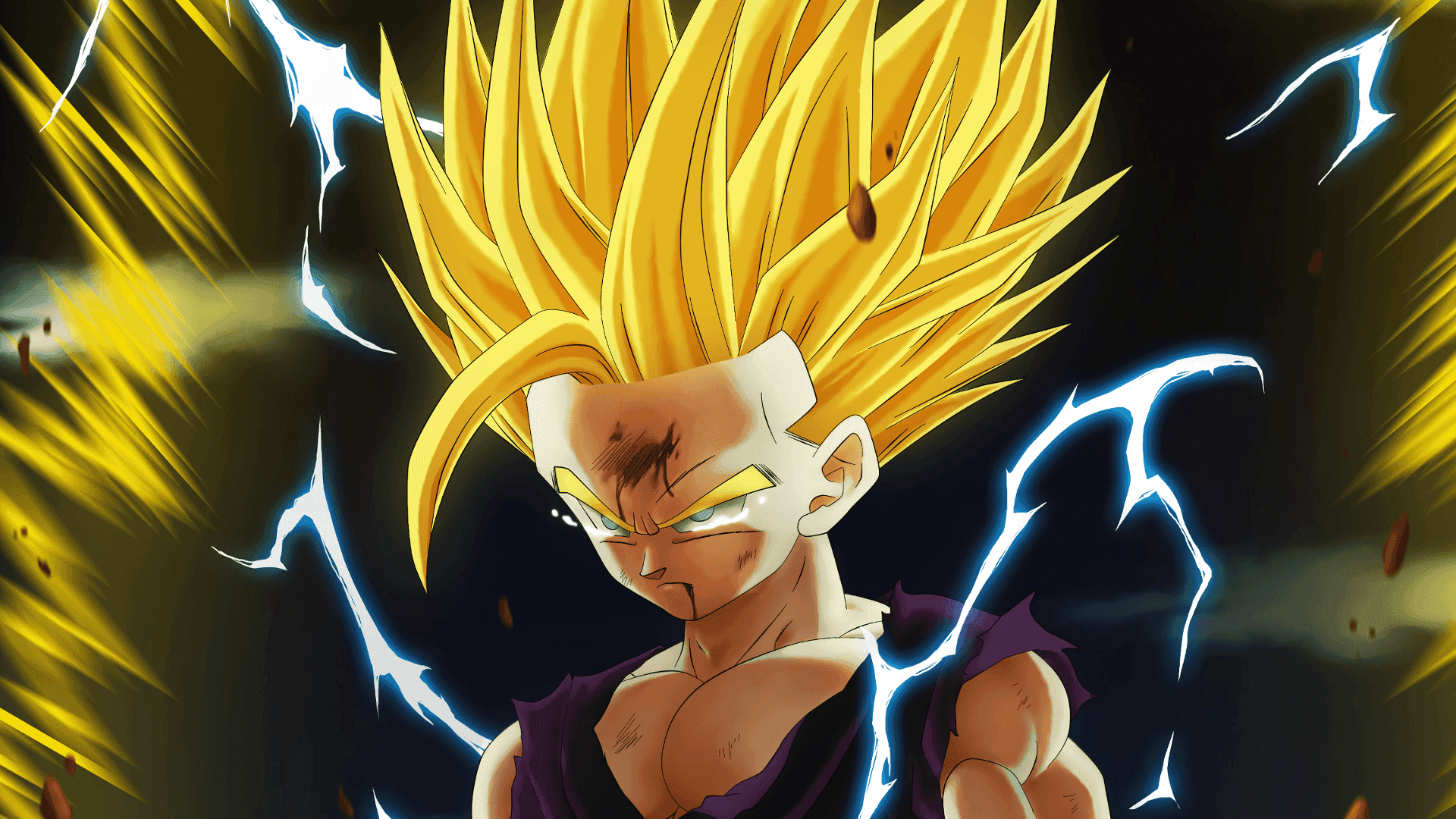 Έντονη Σκηνή Μάχης από το Dragon Ball Z Ταπετσαρία