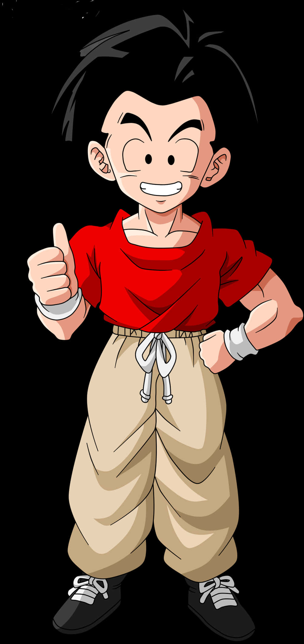 Χαρακτήρας Dragon Ball Z με Σήκωμα Αντίχειρα Ταπετσαρία