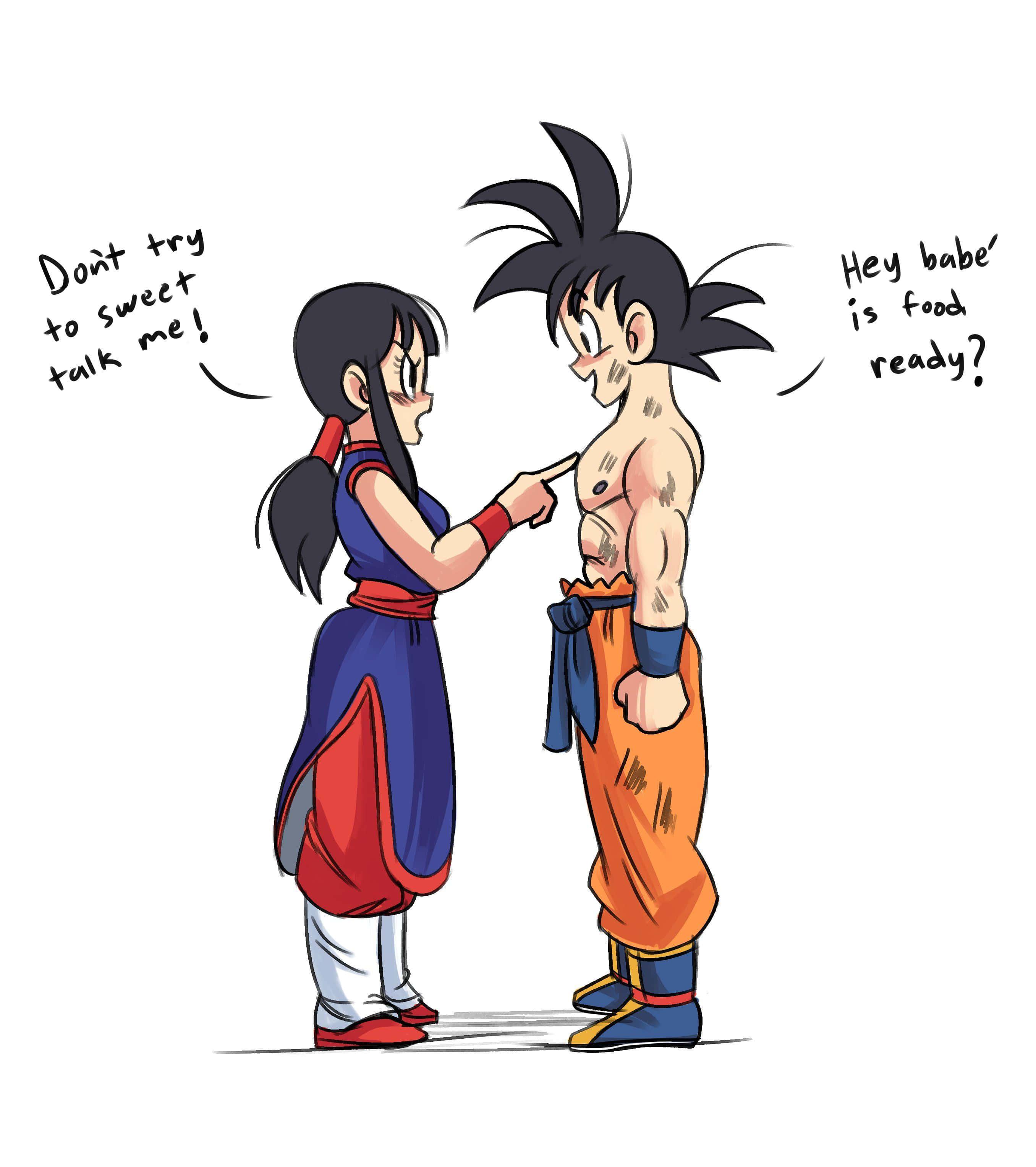 Dragon Ball Συνομιλία Goku και Chichi Ταπετσαρία