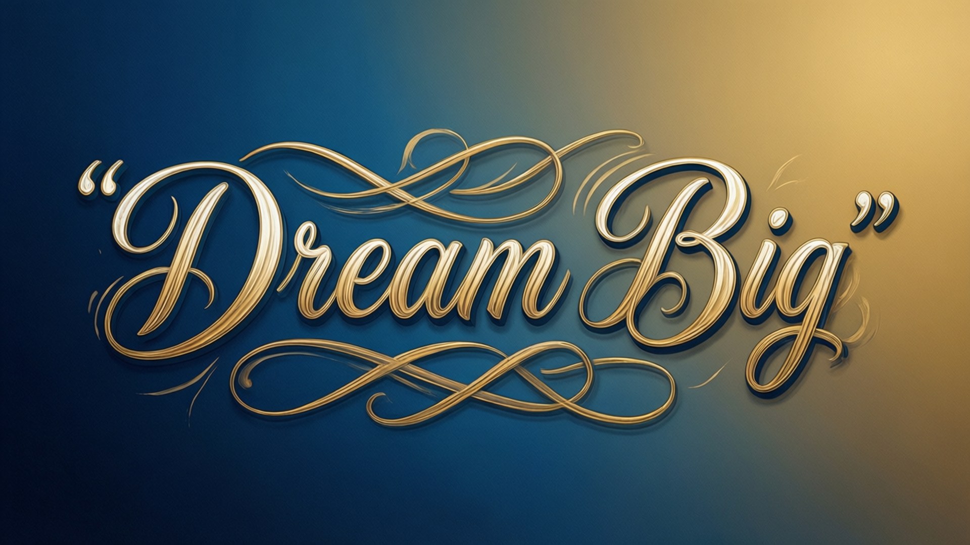 Καλλιγραφία Dream Big Ταπετσαρία