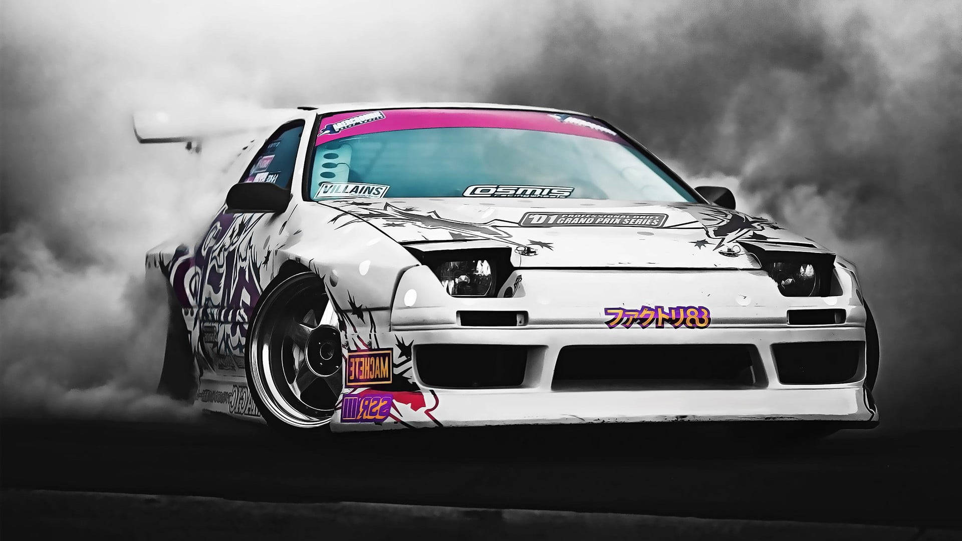 Drift Cars Ιαπωνικό Σπορ Αυτοκίνητο Ταπετσαρία