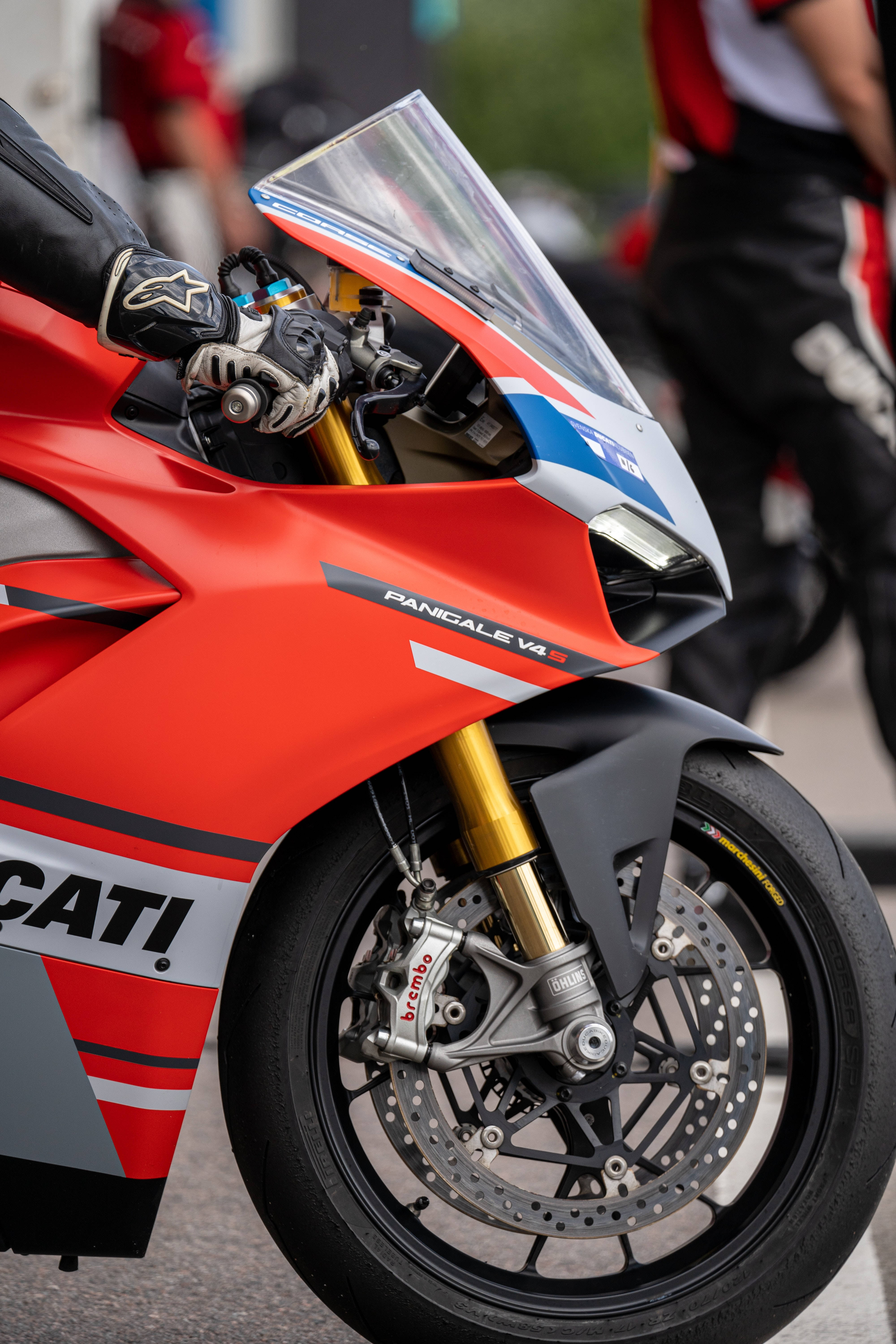 Κόκκινο Ducati Panigale V4S Ταπετσαρία