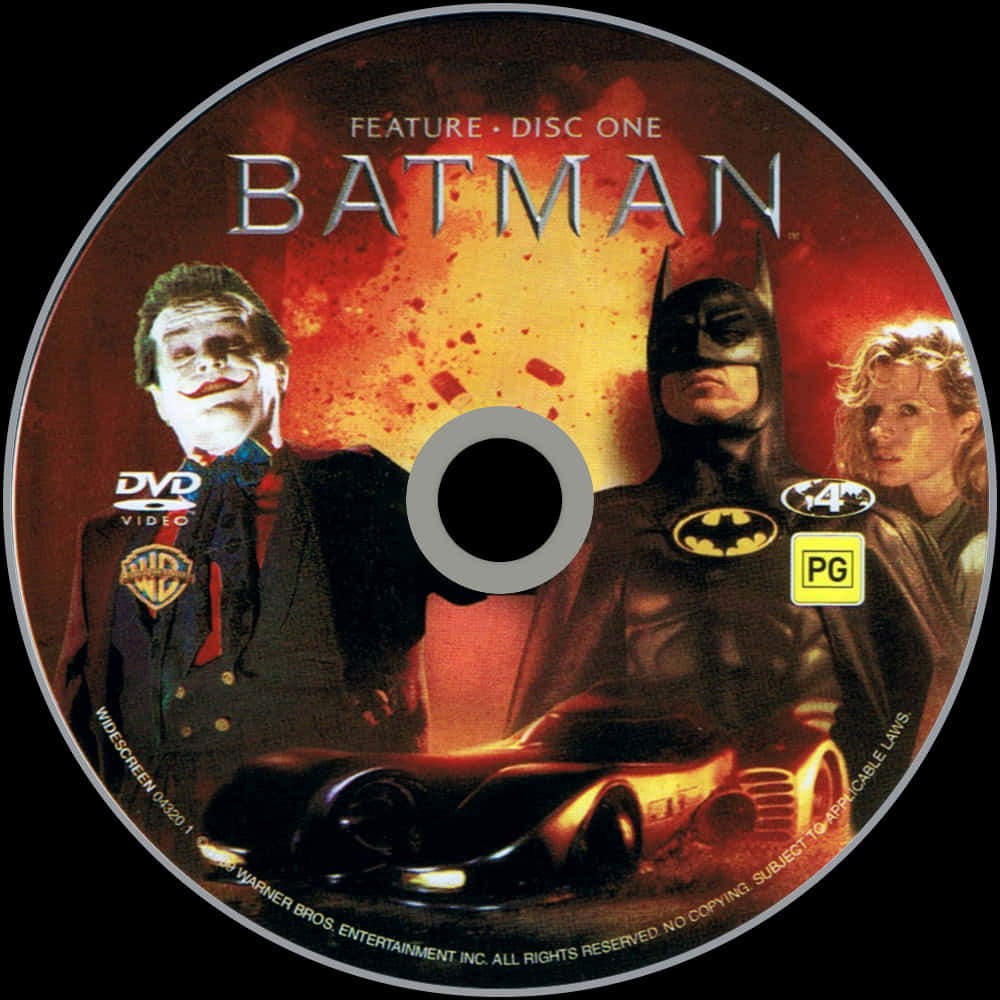 Εξώφυλλο DVD του Batman 1989 Ταπετσαρία