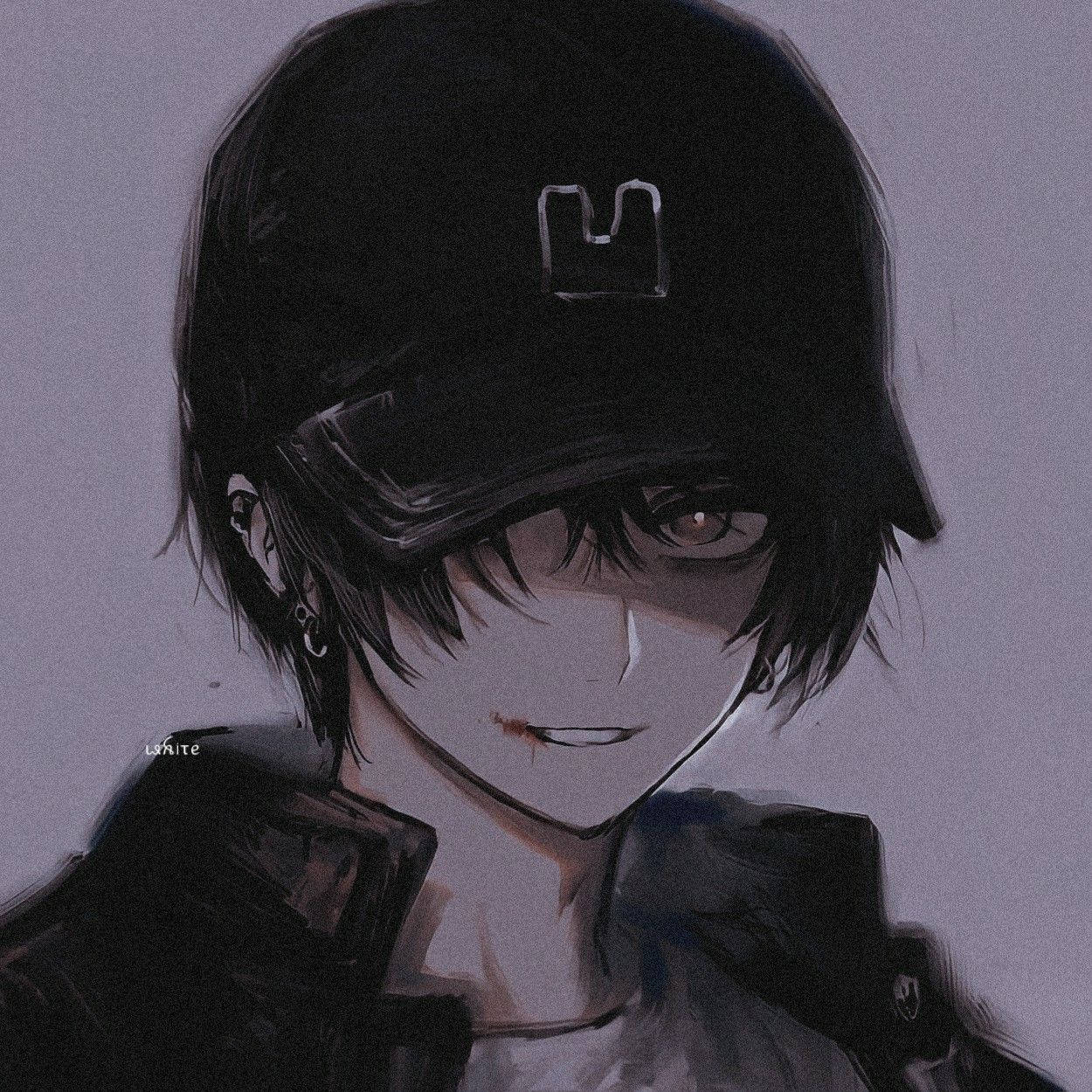 Σκοτεινή Αισθητική με Edgy Anime Προφίλ Ταπετσαρία
