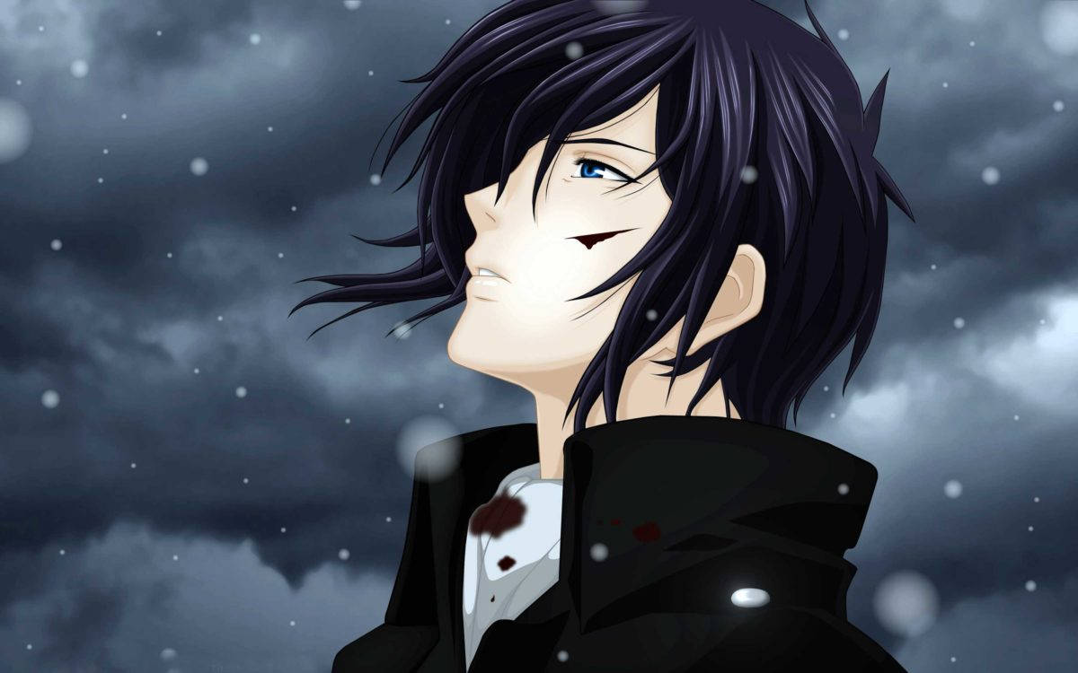 Μοναχικό Λυπημένο Edgy Anime Pfp Ταπετσαρία