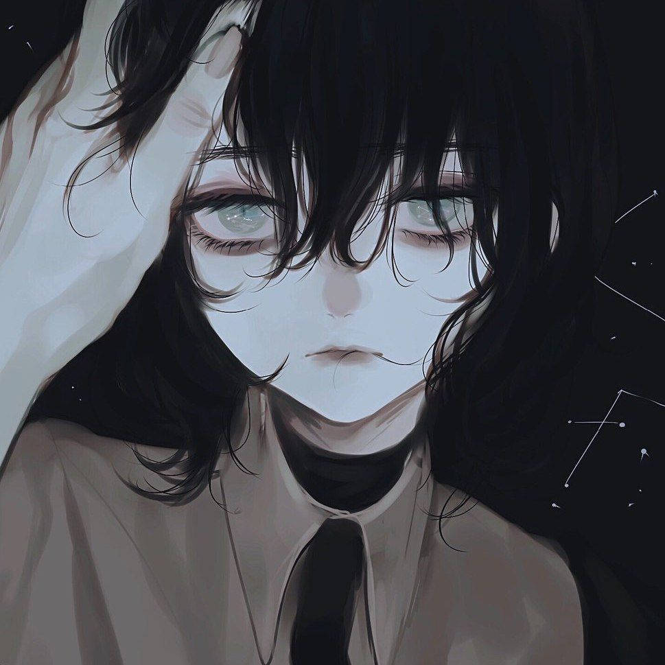 Μοναχικό Κορίτσι Edgy Anime Pfp Ταπετσαρία