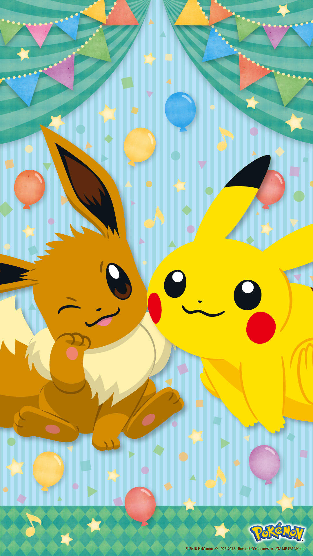 Eevee και Pikachu iPhone Ταπετσαρία