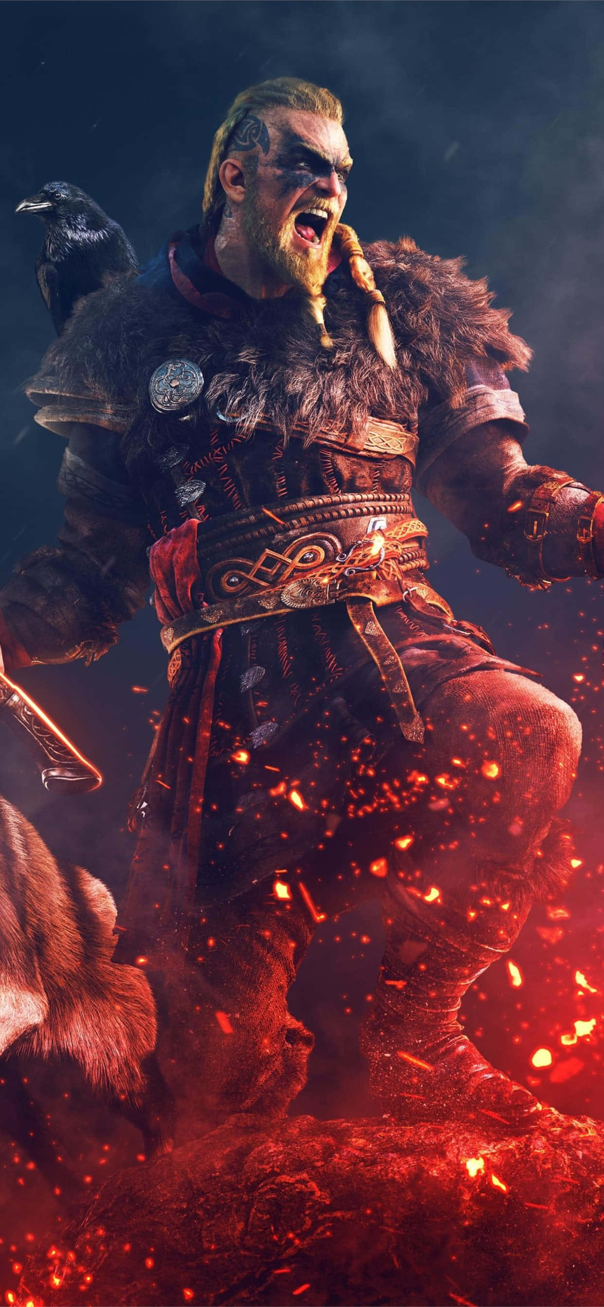 Eivor Battle Chant iPhone Xs Max Assassin's Creed Valhalla Φόντο Ταπετσαρία