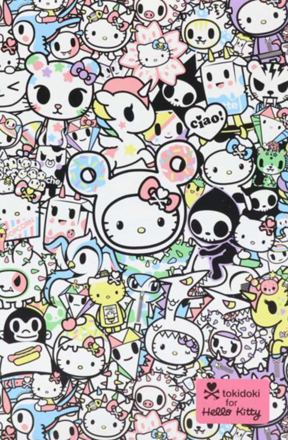 Emo Hello Kitty Sanrio Χαρακτήρες Ταπετσαρία
