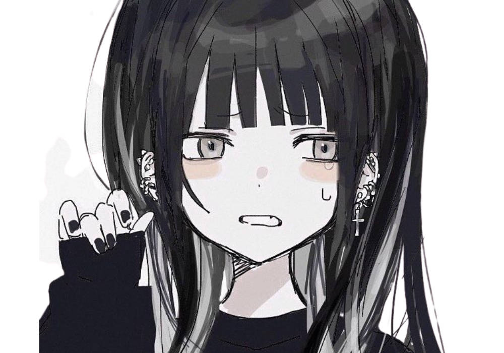 Emo Κορίτσι Edgy Anime Pfp Ταπετσαρία