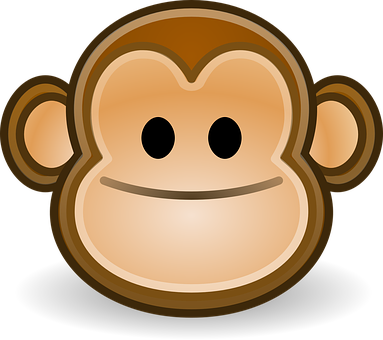 Μαϊμού Emoji Γραφικό Ταπετσαρία