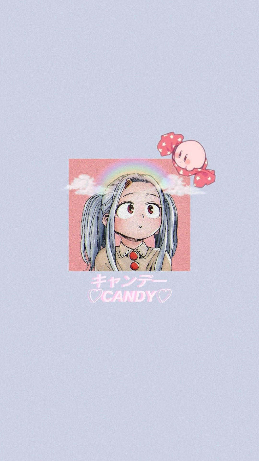 Eri με τον Kirby — GIF Kirby Ταπετσαρία